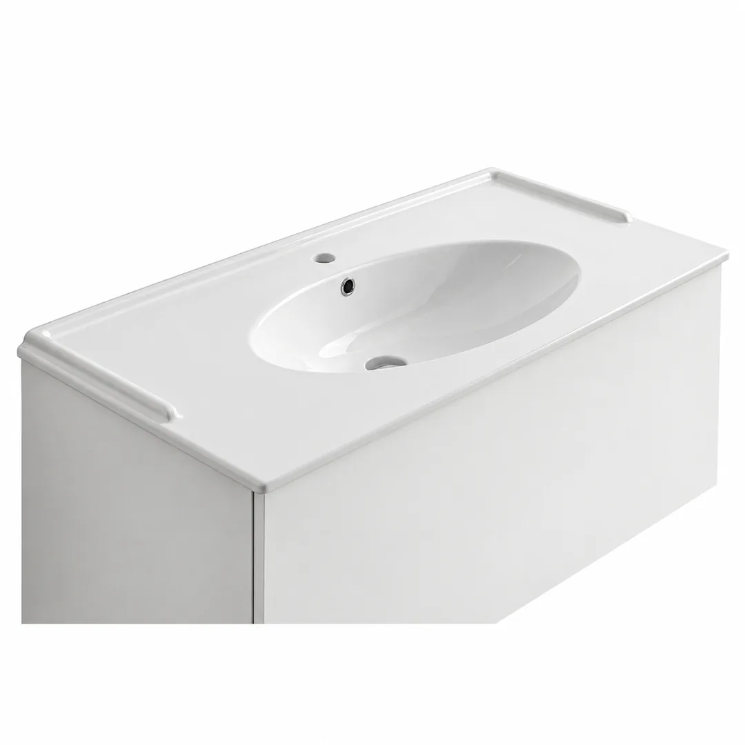 Lavabo consolle in Ceramica – Arbi Melody 107 – Bianco