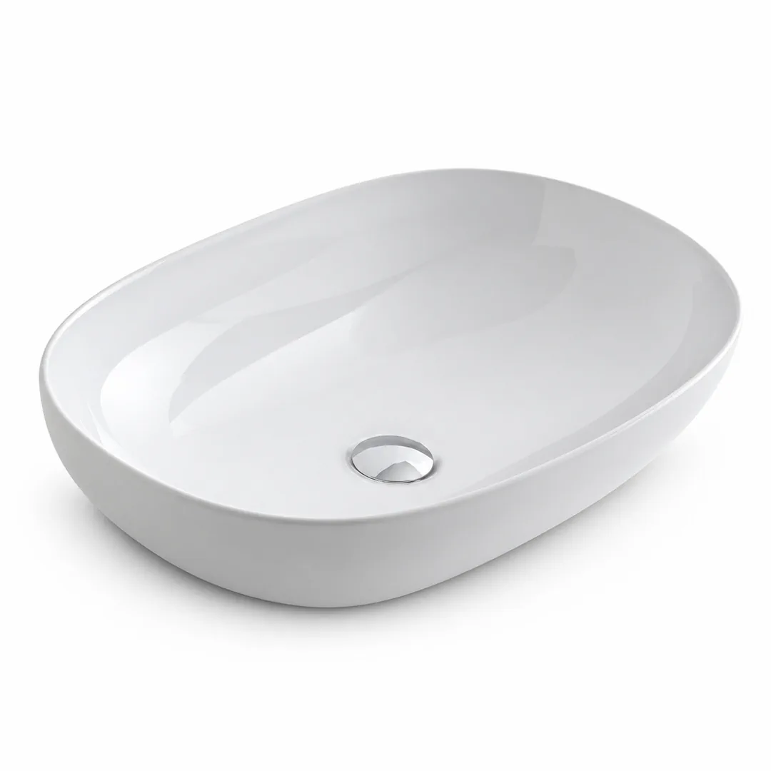 Lavabo da appoggio in Ceramica – Arbi Fine 60 – Bianco