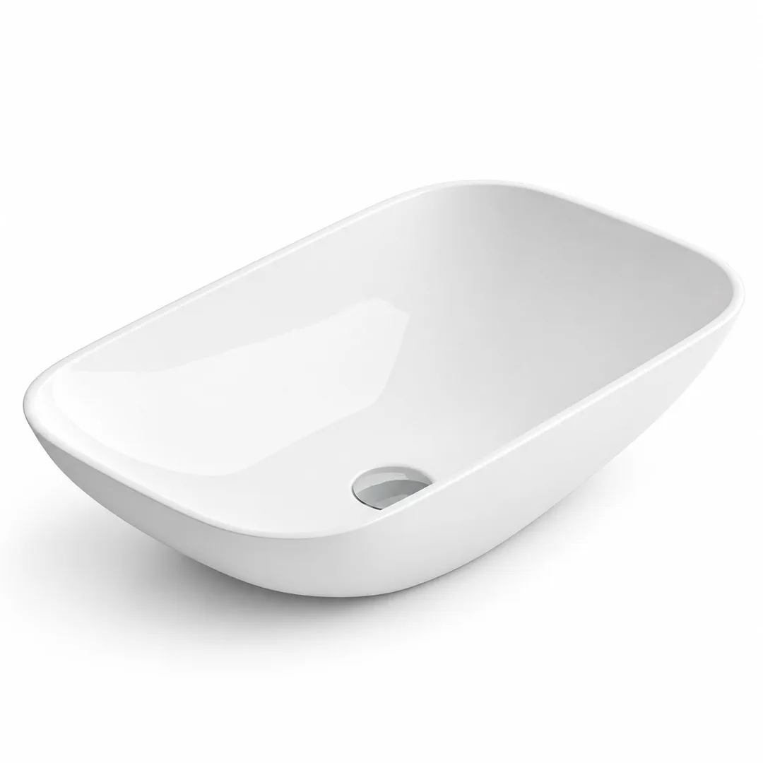 Lavabo da appoggio in Ceramica – Arbi Cover – Bianco