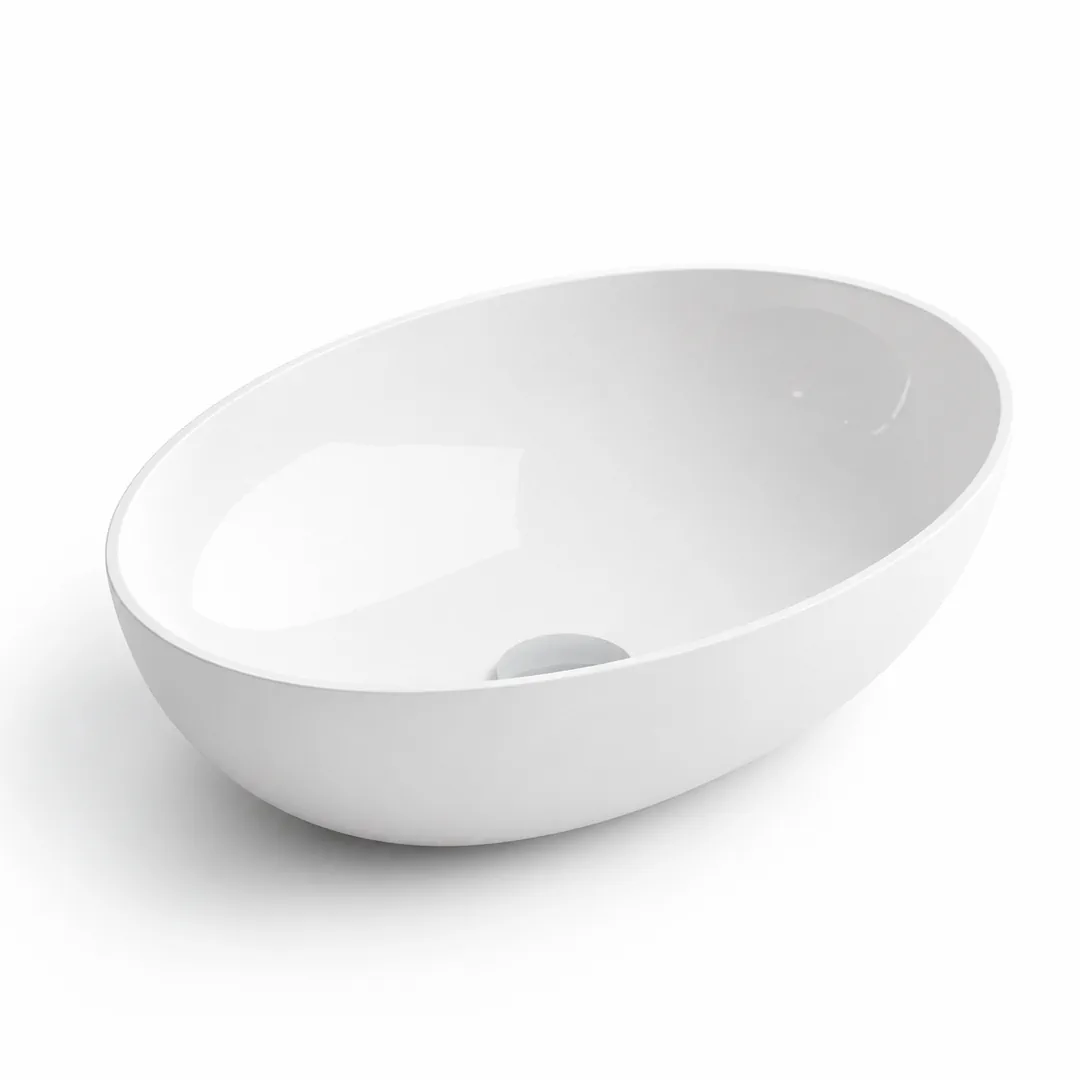 Lavabo da appoggio in Ceramica – Arbi Foffy – Bianco