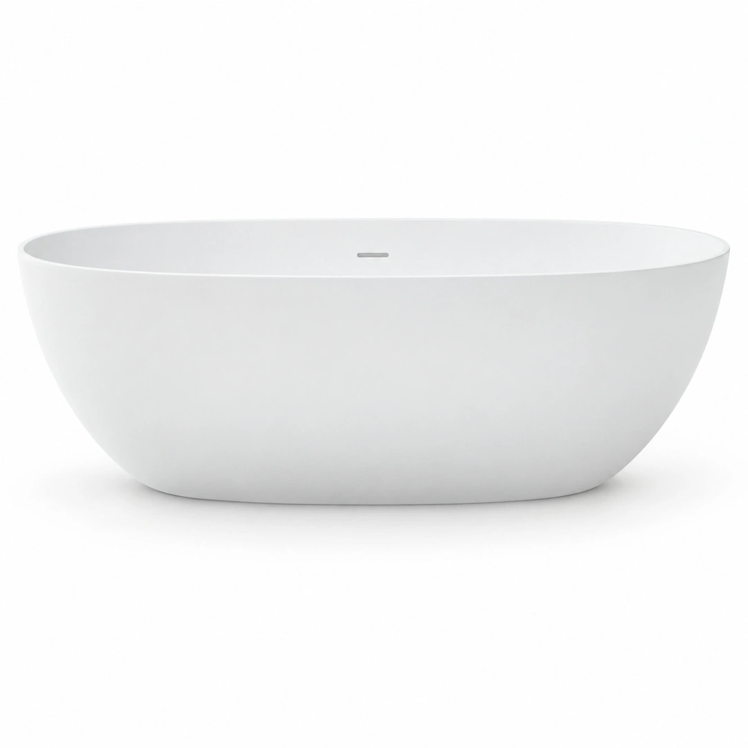 Vasca freestanding Arbi Wanda 160 × 70 cm in Tekno bianco opaco