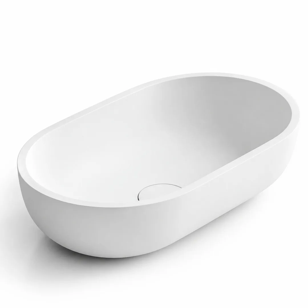 Lavabo da appoggio in Tekno – Arbi Swing – Bianco