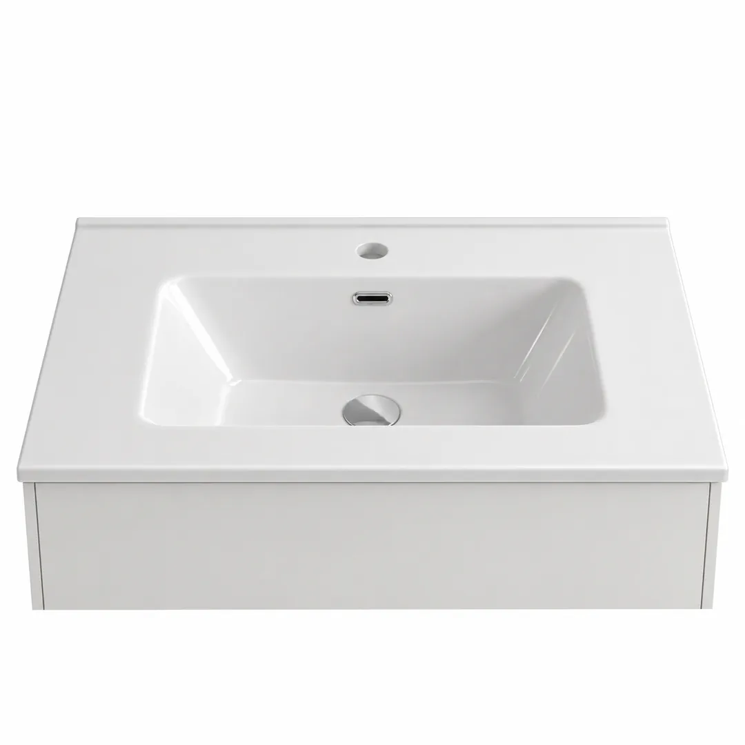 Lavabo consolle in Ceramica – Arbi Friend 86 – Bianco