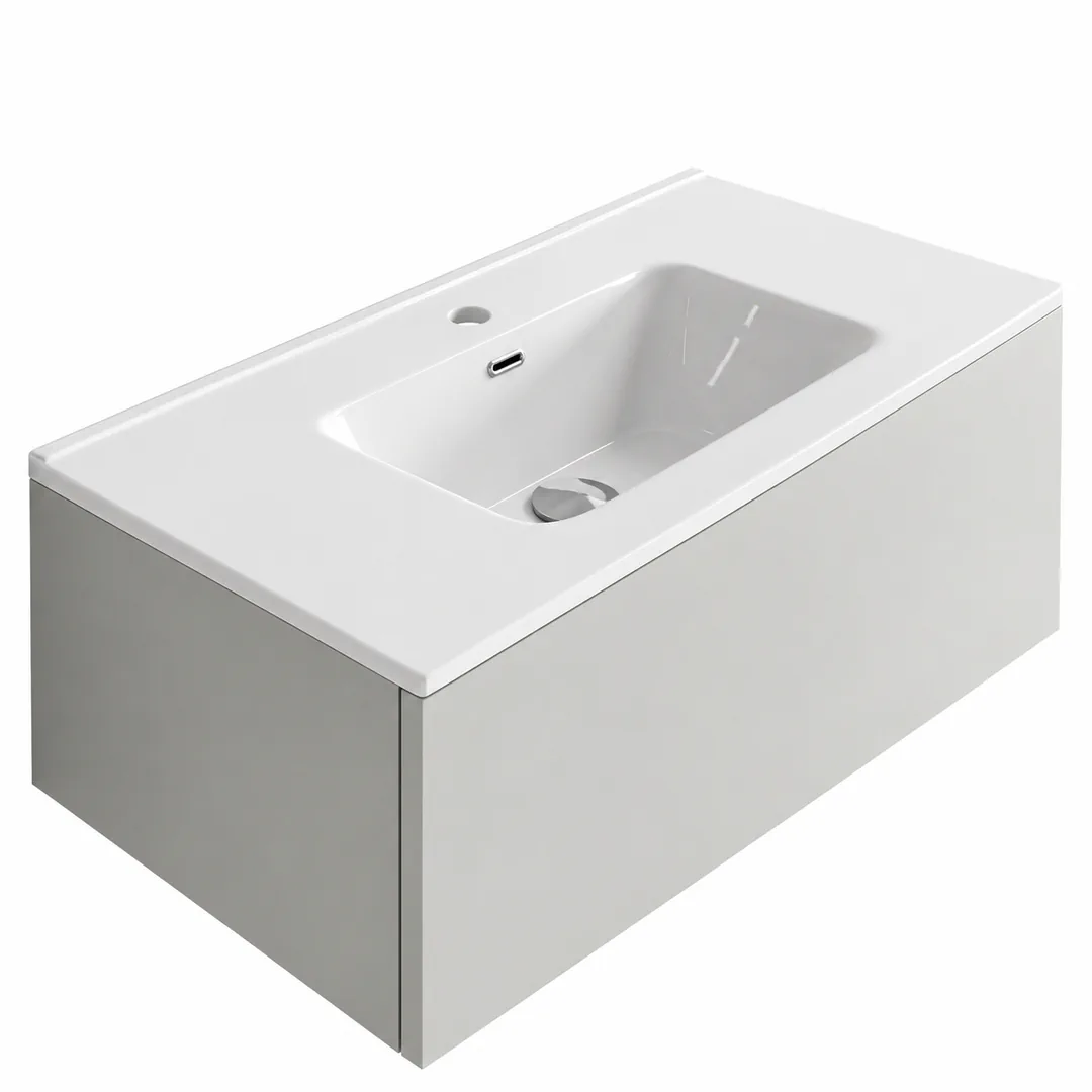 Lavabo consolle in Ceramica – Arbi Friend 96 – Bianco