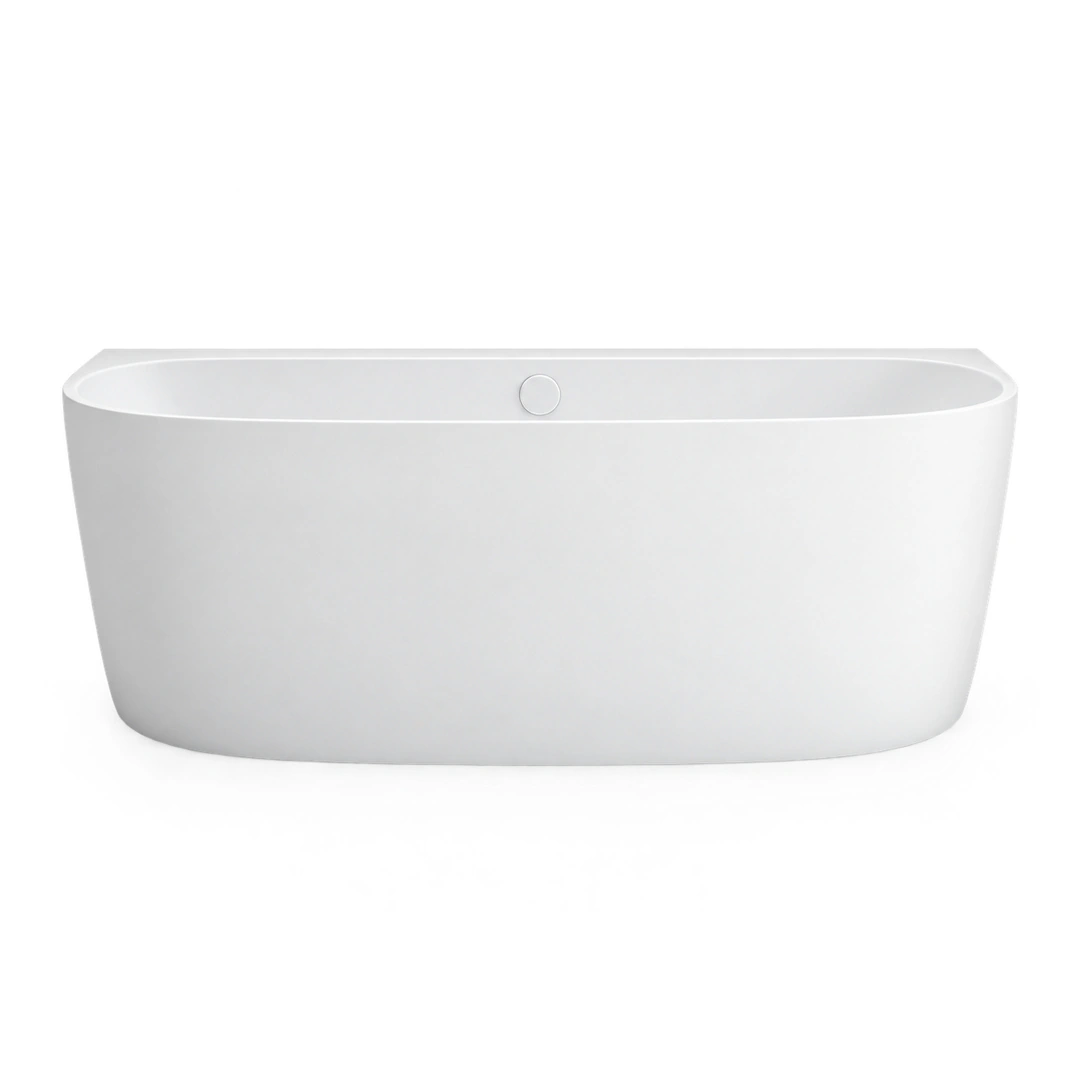 Vasca a parete Arbi Mary 158 × 86 cm in Tekno bianco opaco