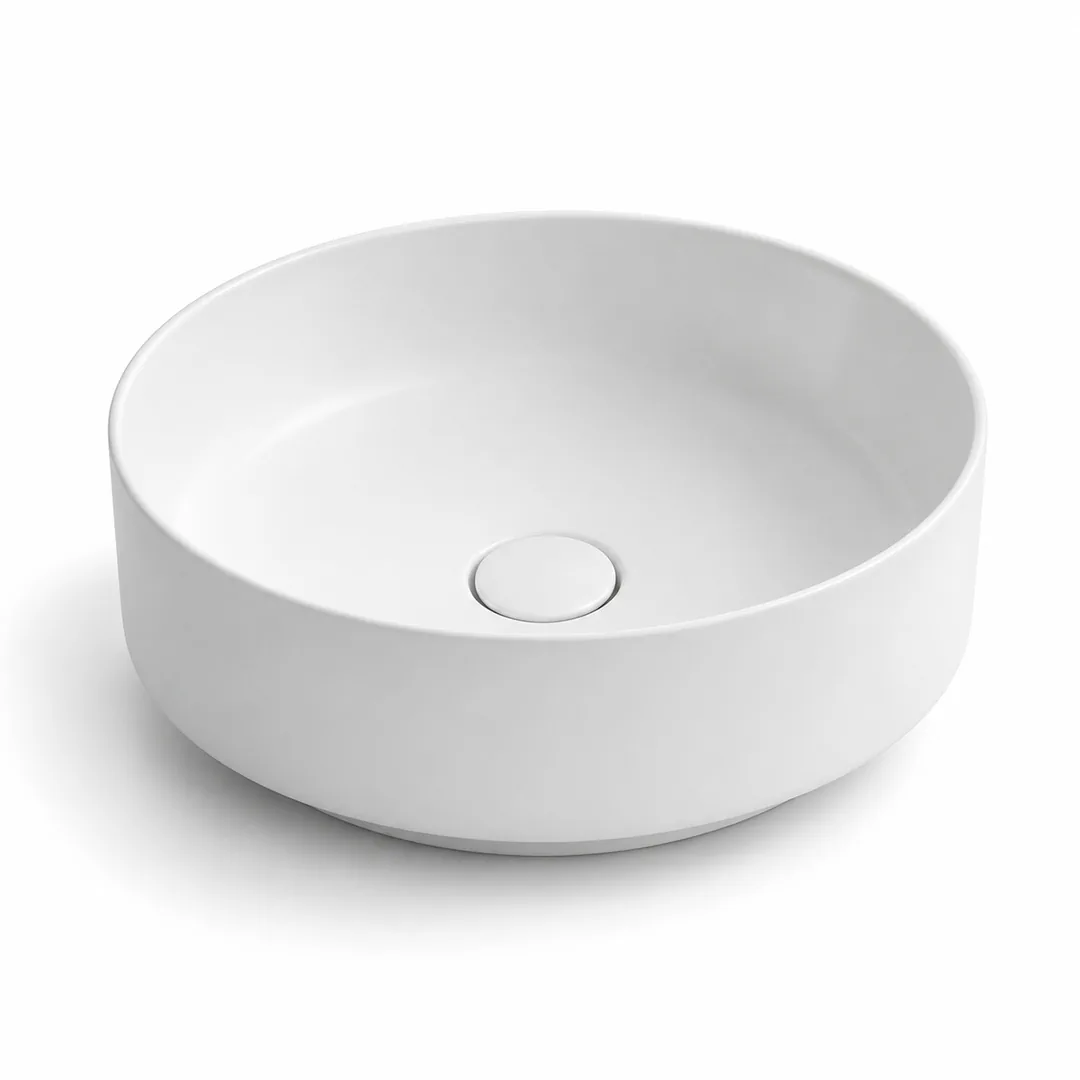 Lavabo da appoggio in Ceramica – Arbi Smart 38 – Bianco opaco