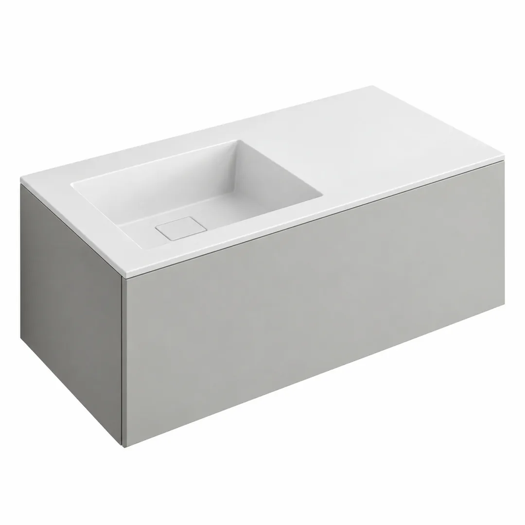 Lavabo consolle in Tekno – Arbi Juno 106 SX – Bianco