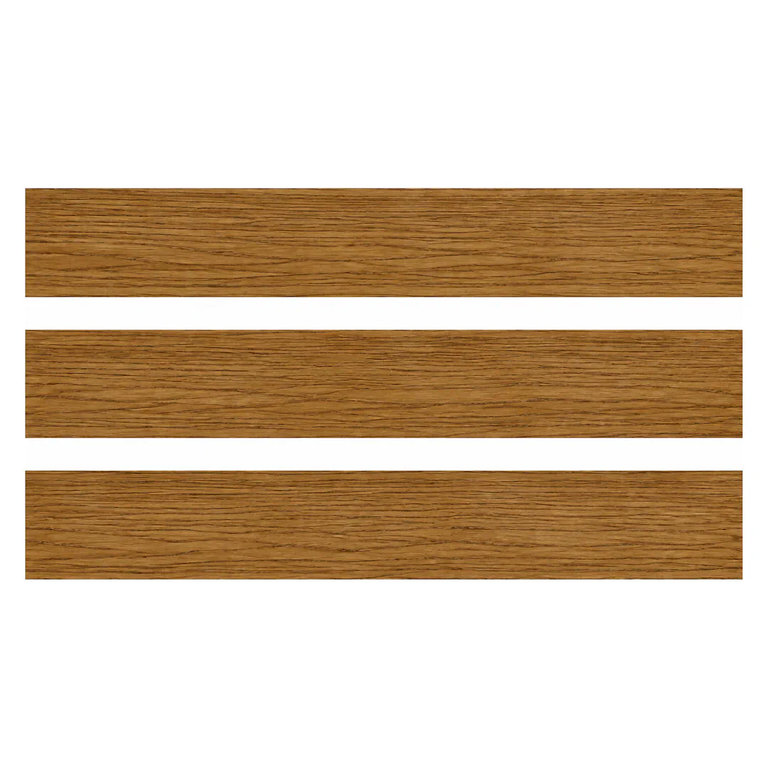 Parquet multistrato prefinito in Teak Asia 70-150 x 12 cm, Gaia Wood 10 mm - plancia 12 cm, spessore 10 mm