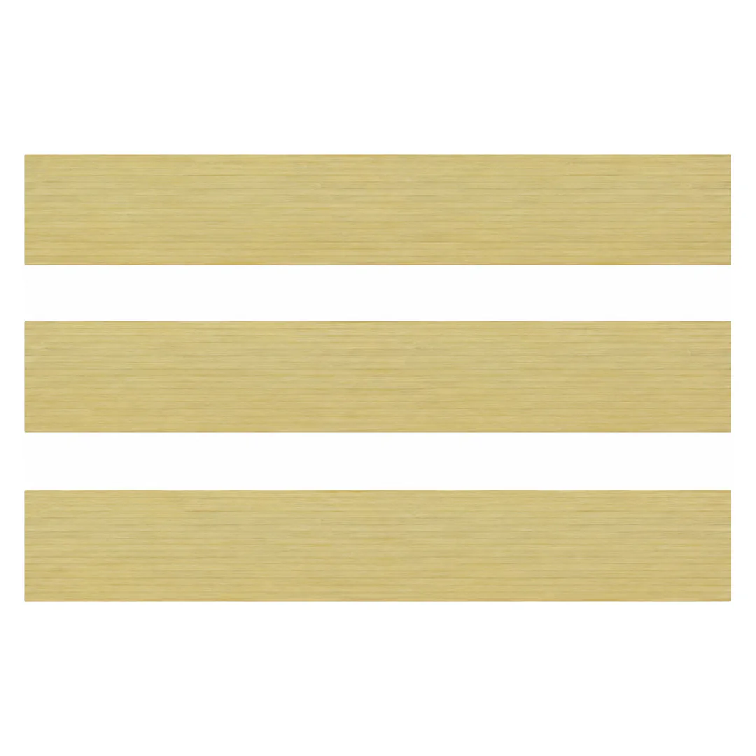 Pavimento in bambù massello Naturale Verticale 96 × 9,6 cm – Gaia Bamboo, superficie liscia, vernice UV neutra, spessore 15 mm