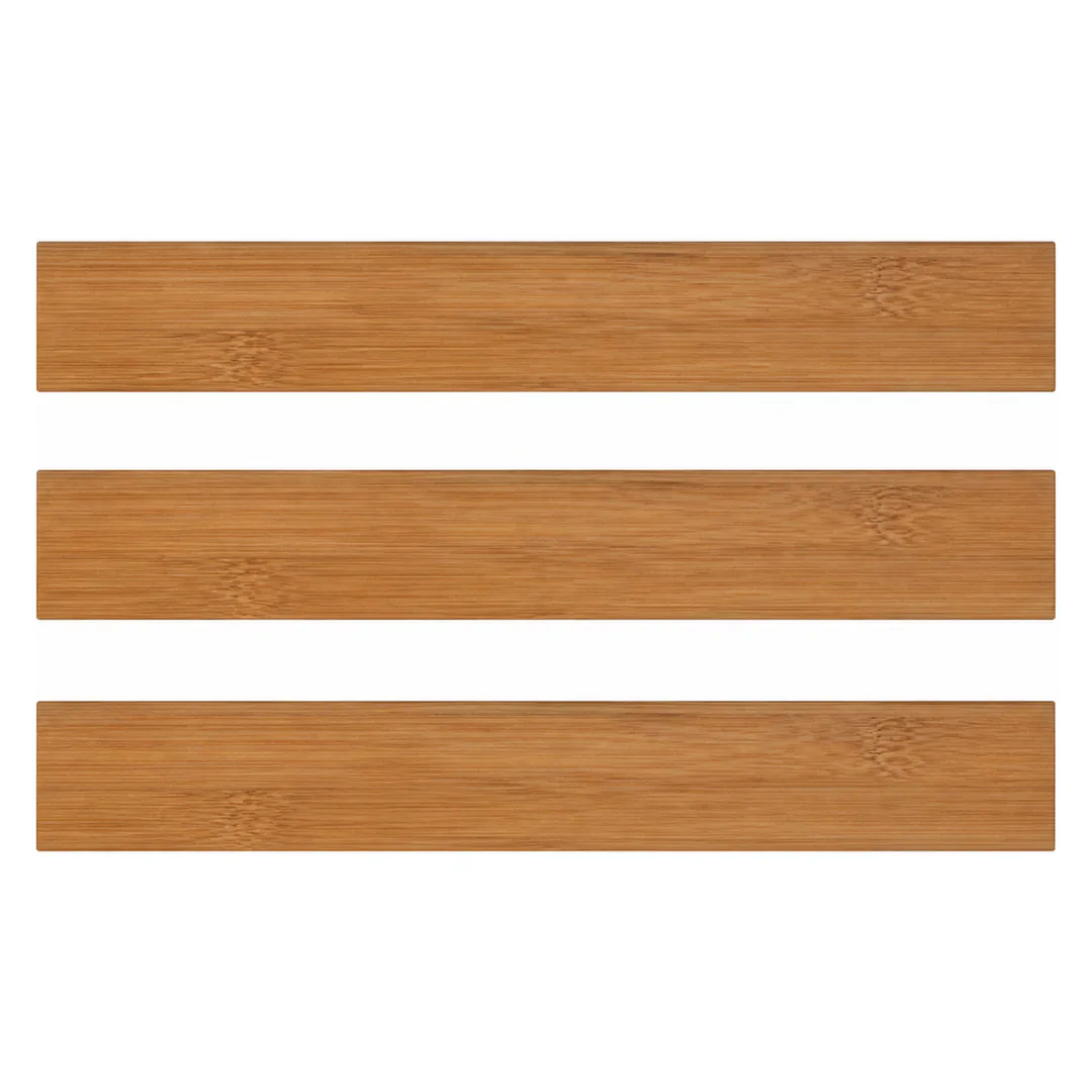 Pavimento in bambù massello Evaporato Orizzontale 96 × 9,6 cm – Gaia Bamboo, superficie liscia, vernice UV neutra, spessore 15 mm