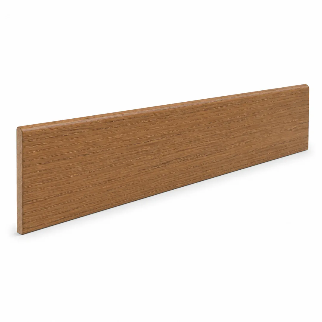 Battiscopa Noce Tanganika impiallacciato 10 x 70 x 2400 mm - Gaia