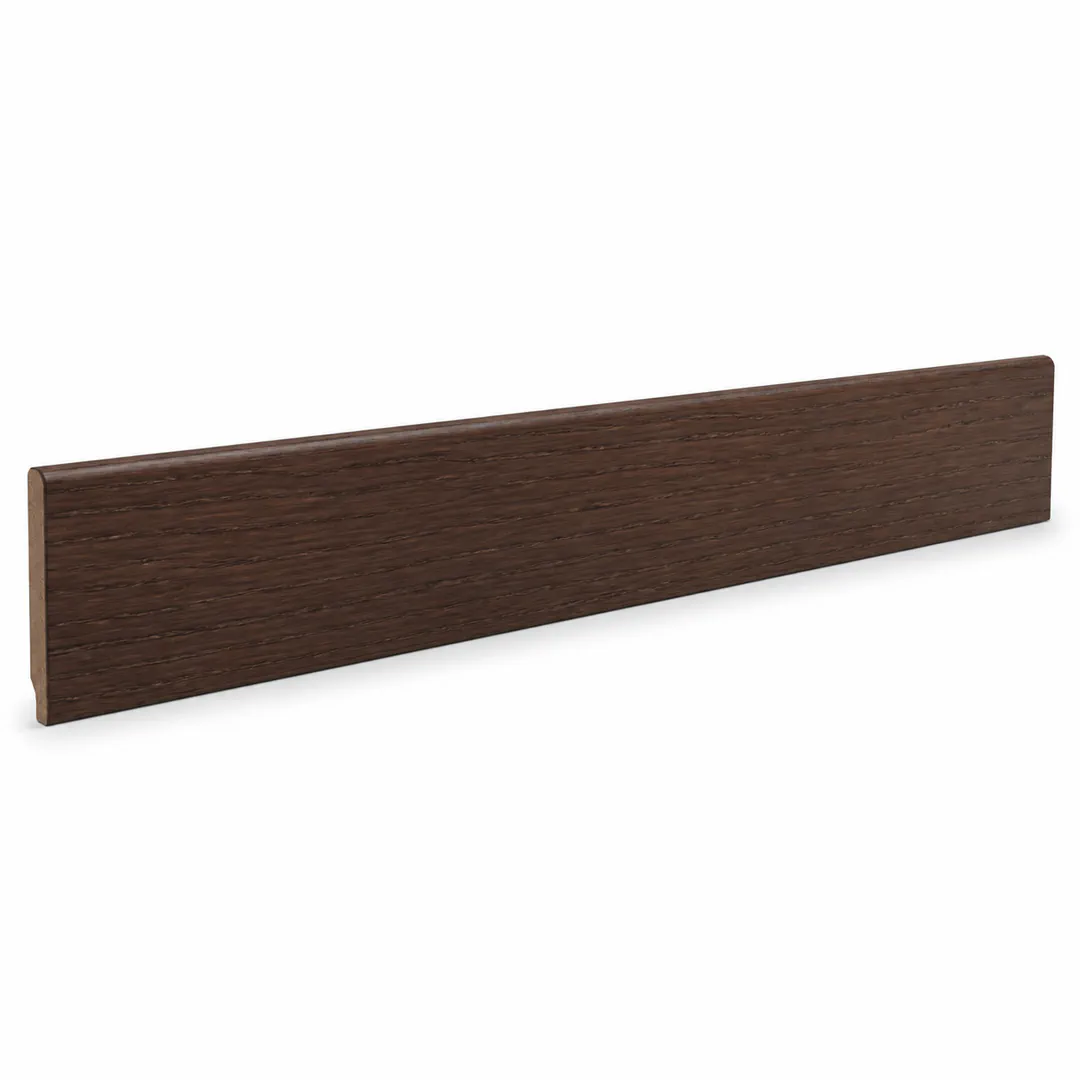 Battiscopa Noce Tanganika impiallacciato 10 x 70 x 2400 mm - Gaia