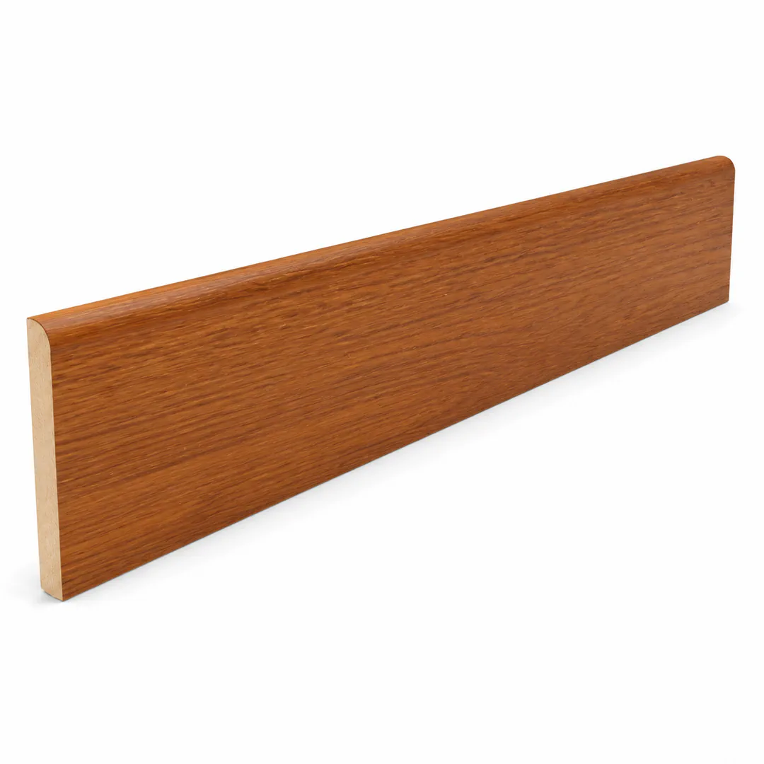 Battiscopa Doussie impiallacciato 10 x 80 x 2400 mm - Gaia