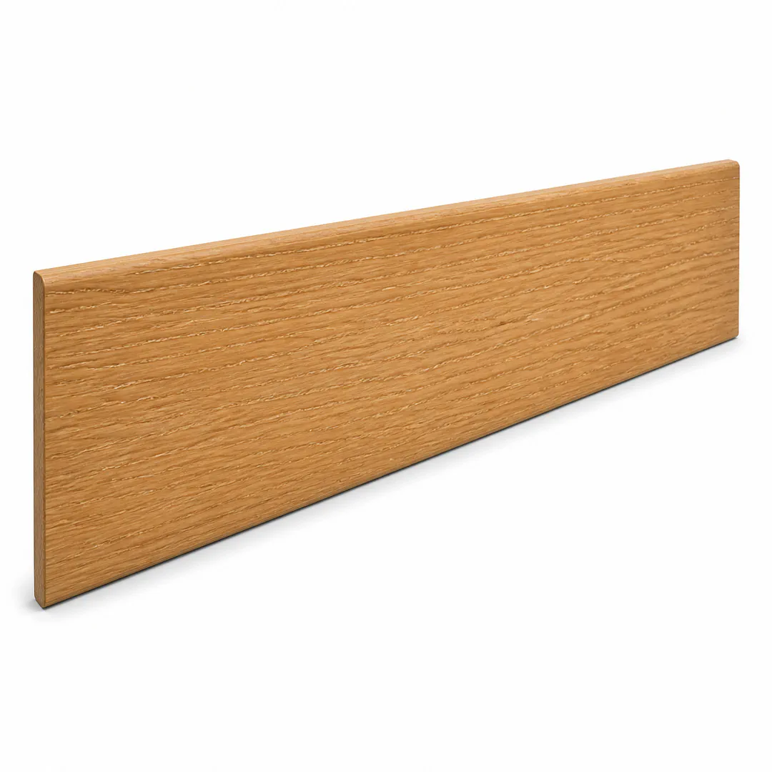 Battiscopa Testa quadra Rovere impiallacciato Finitura in abbinamento 13 x 50 x 2400 mm - SmartFloors