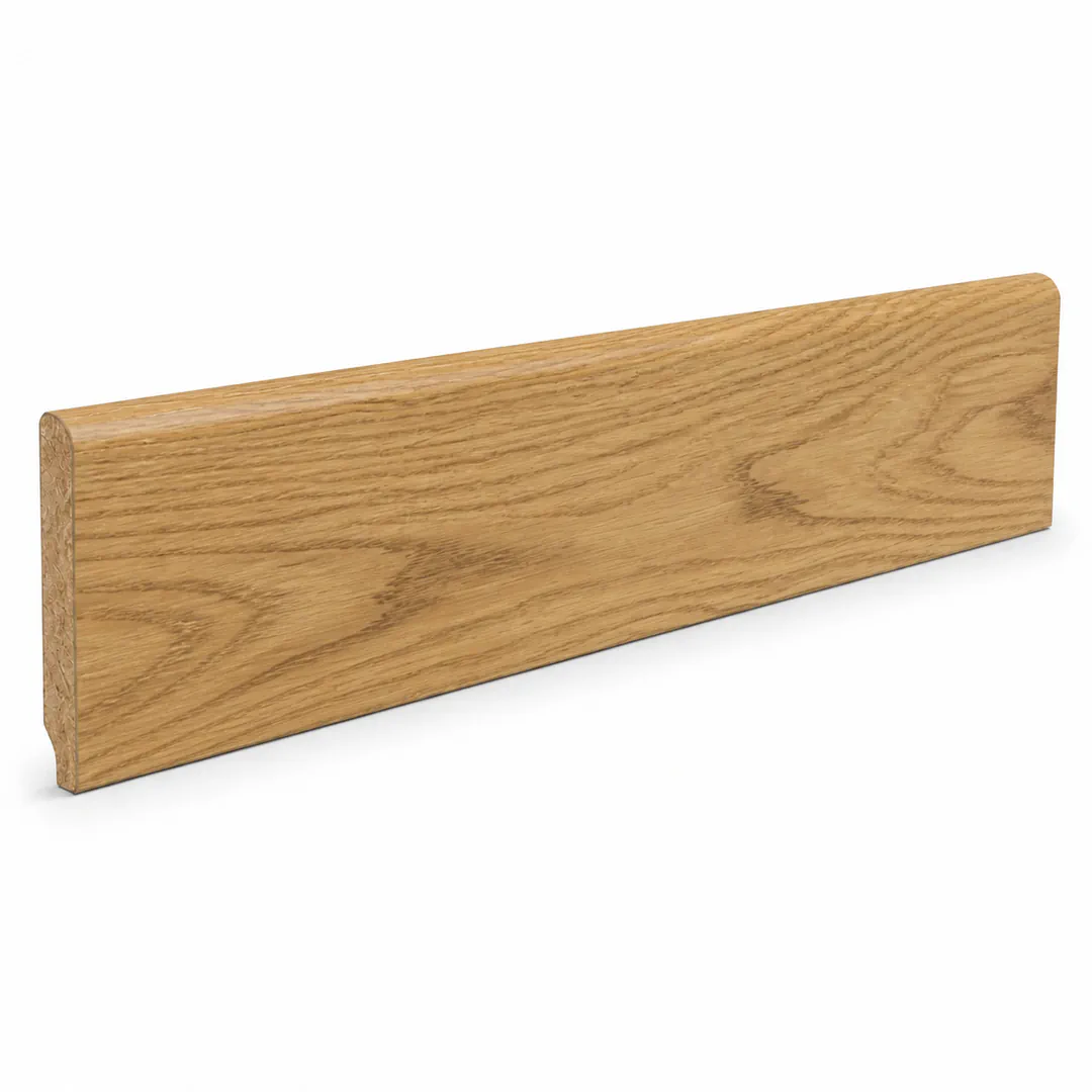Battiscopa Rovere impiallacciato NATURALE, NATURALE DE 13 x 80 x 2400 mm - Gaia