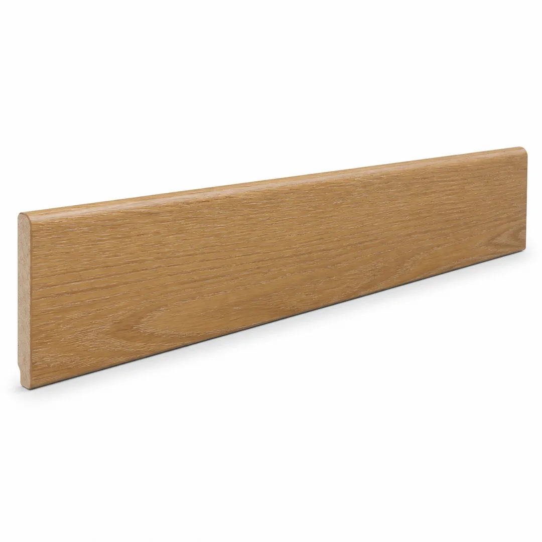 Battiscopa Rovere impiallacciato NOCCIOLA DECAPÉ 13 x 80 x 2400 mm - Gaia