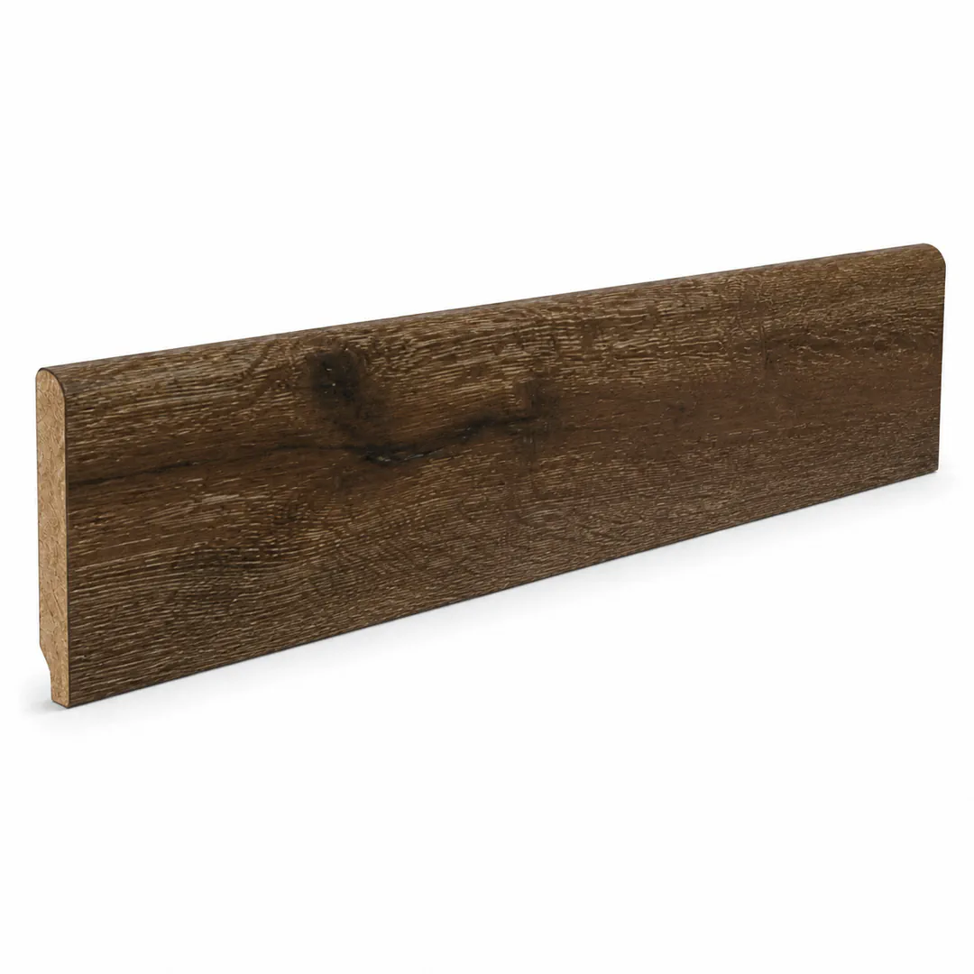 Battiscopa Rovere impiallacciato Oliato 13 x 80 x 2400 mm - Gaia