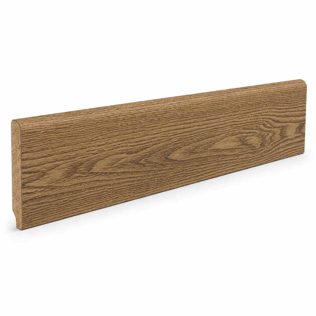 Battiscopa Rovere impiallacciato CASTENA, CORFU 13 x 80 x 2400 mm - Gaia