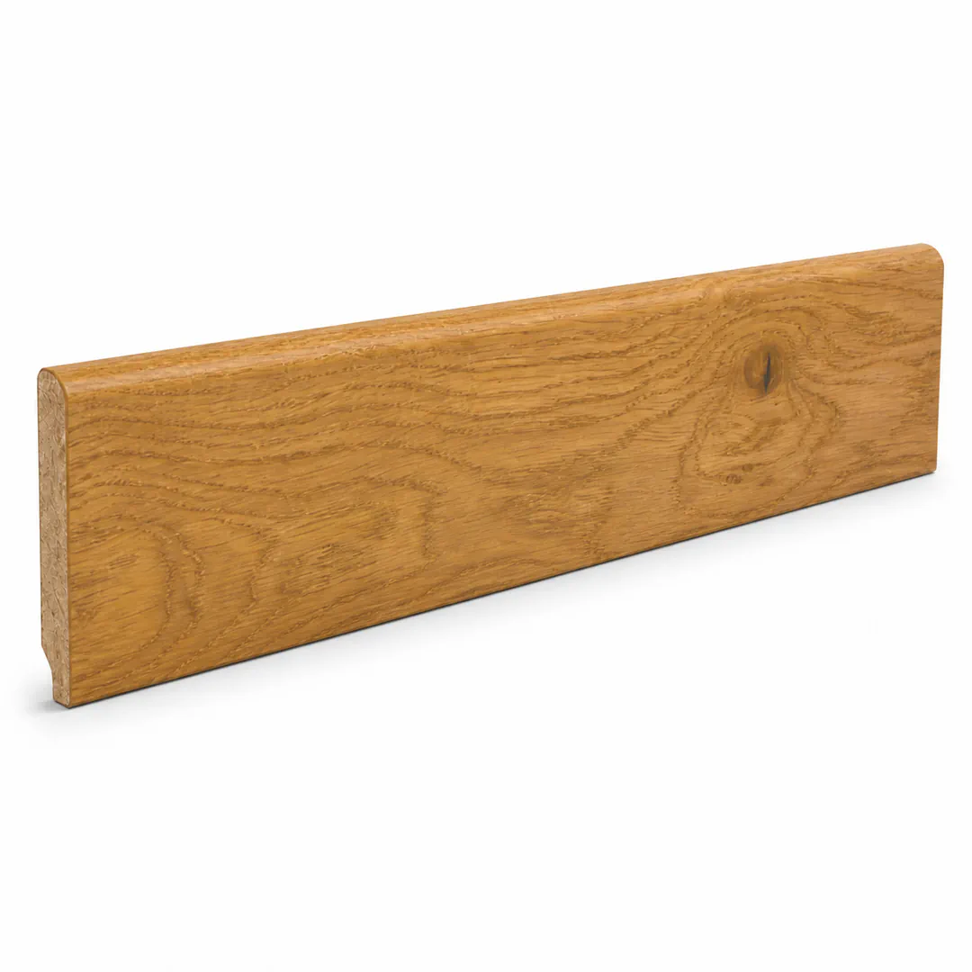 Battiscopa Rovere impiallacciato 13 x 80 x 2400 mm - Gaia