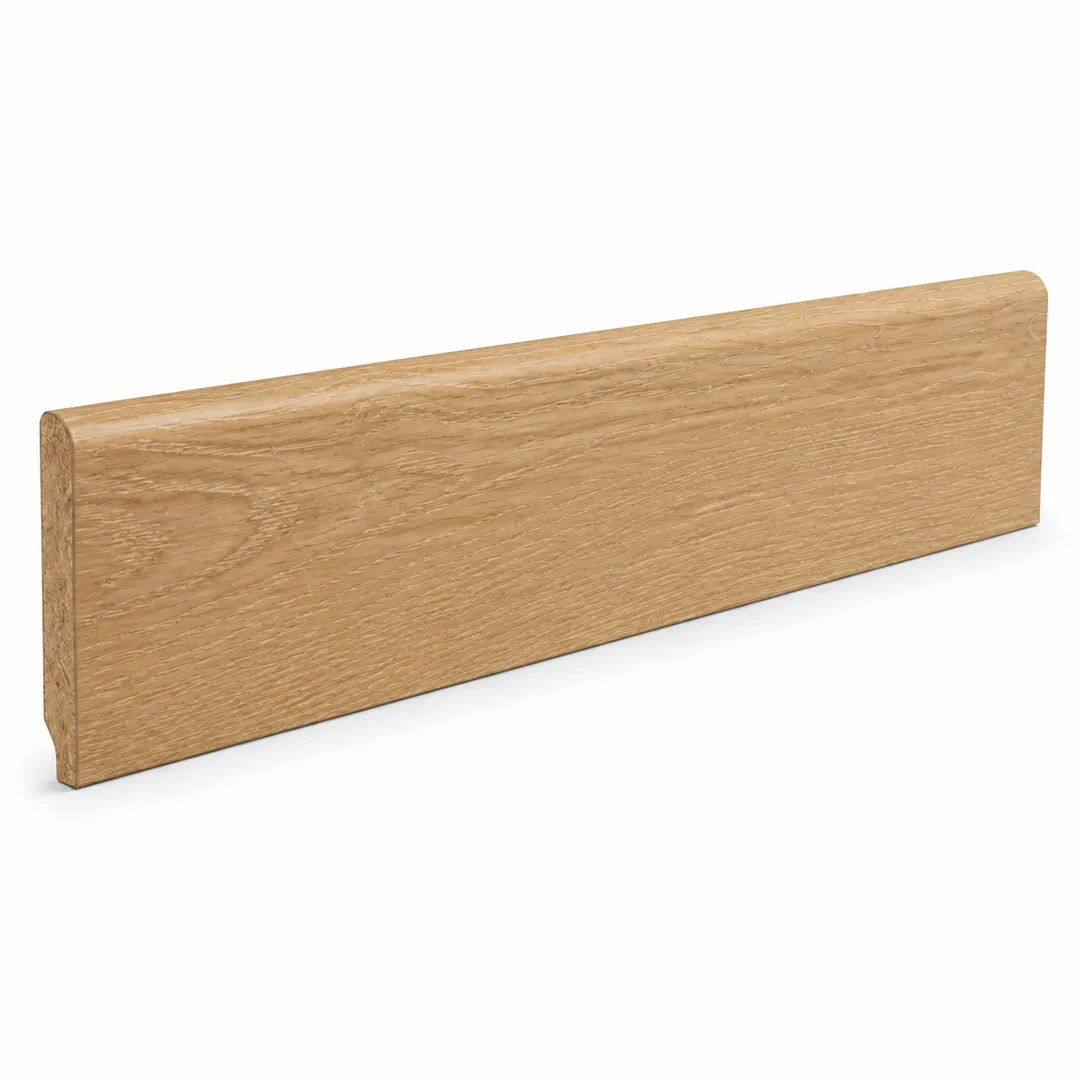 Battiscopa Rovere impiallacciato Finitura in abbinamento 13 x 80 x 2400 mm - Gaia