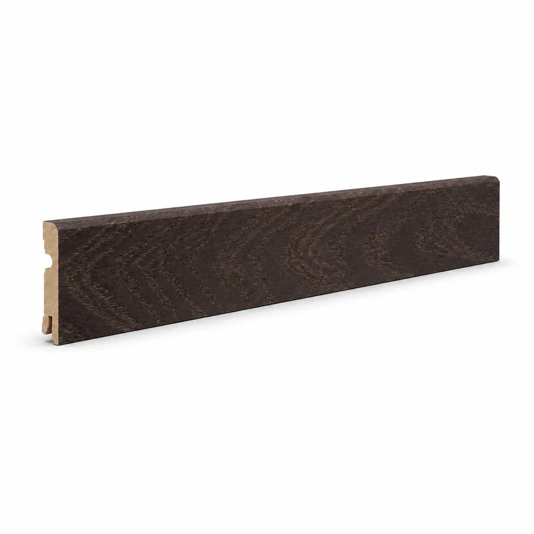 Battiscopa MDF NERO 14 x 80 x 2400 mm - Rubia