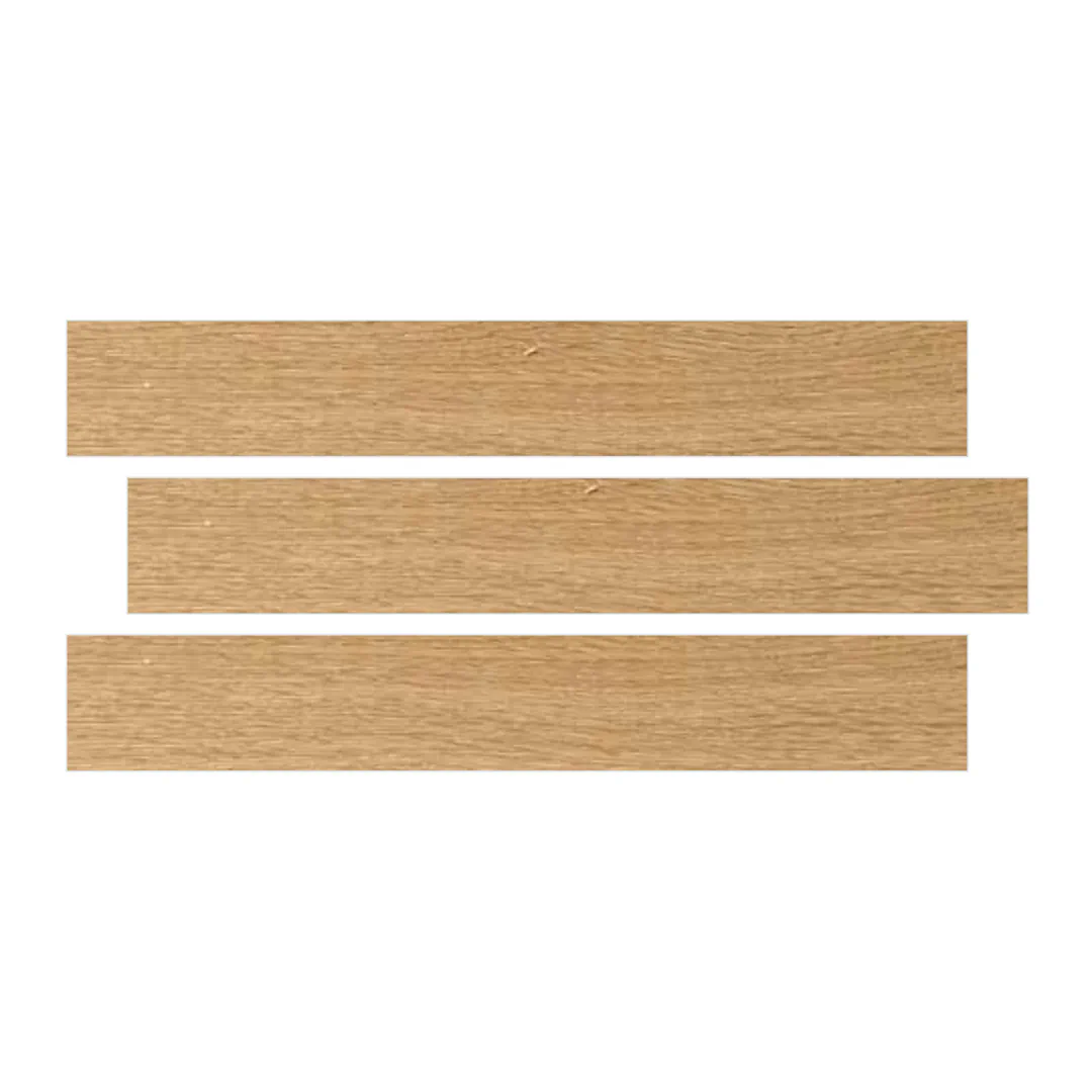 Parquet multistrato prefinito in Rovere europeo, Naturale 60 x 9 cm, Gaia Spina Italiana - spina italiana 90°, listello 9 cm, spessore 10 mm, scelta AB, strato nobile 3,5 mm