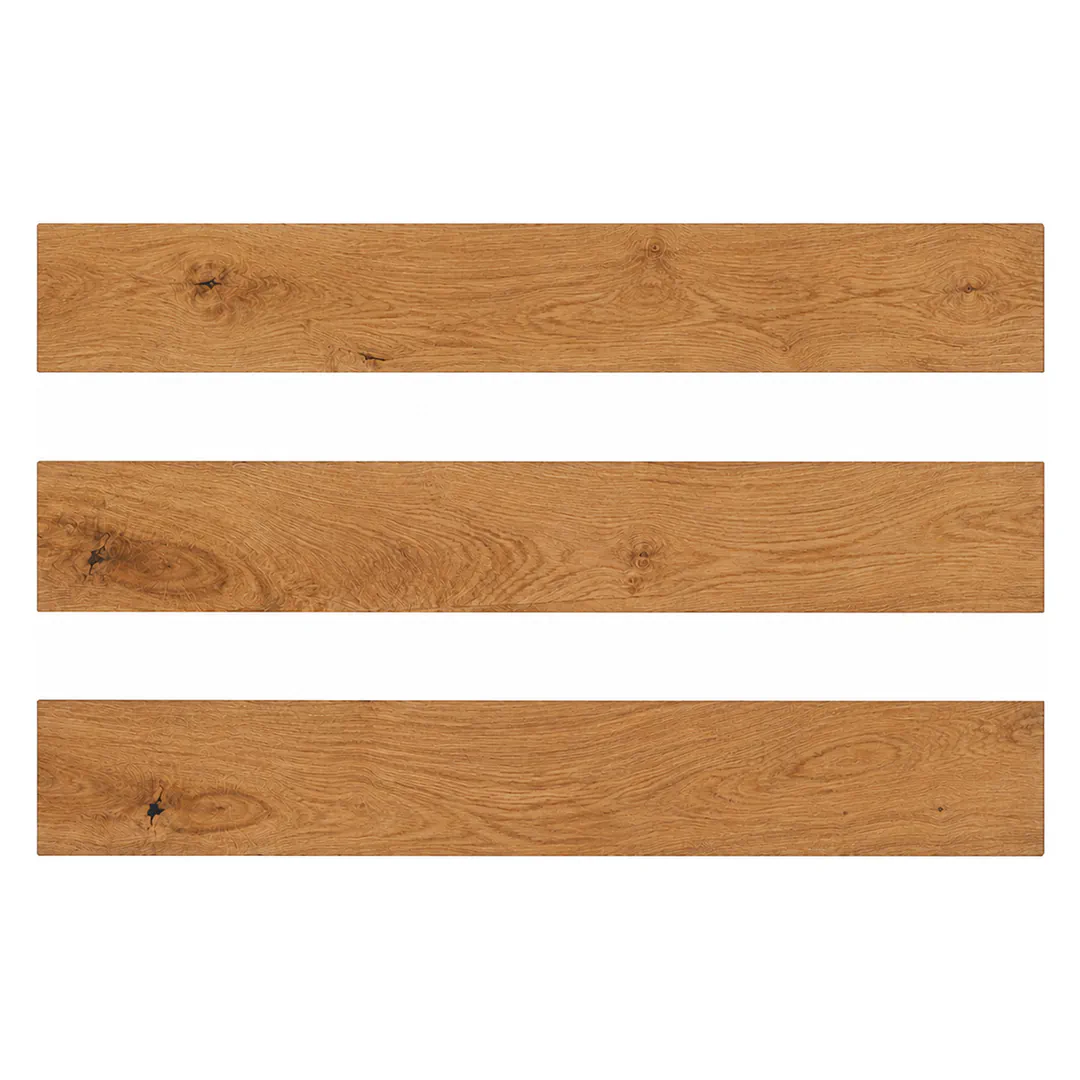 Parquet multistrato prefinito in Rovere europeo, Naturale 60 x 9 cm, Gaia Spina Italiana - spina italiana 90°, listello 9 cm, spessore 10 mm, scelta ABC, strato nobile 3 mm