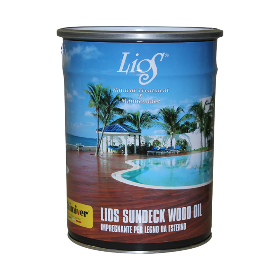 Olio impregnante per decking esterno SUNDECK WOOD OIL LIGHT 5lt/pz - Chimiver