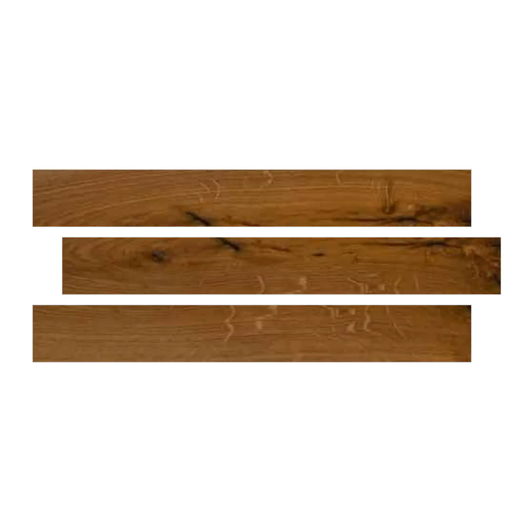 Parquet multistrato prefinito in Rovere europeo, Belvedere 122 x 15,8 cm, Gaia Vesuvio - plancia 15,8 cm, spessore 10 mm