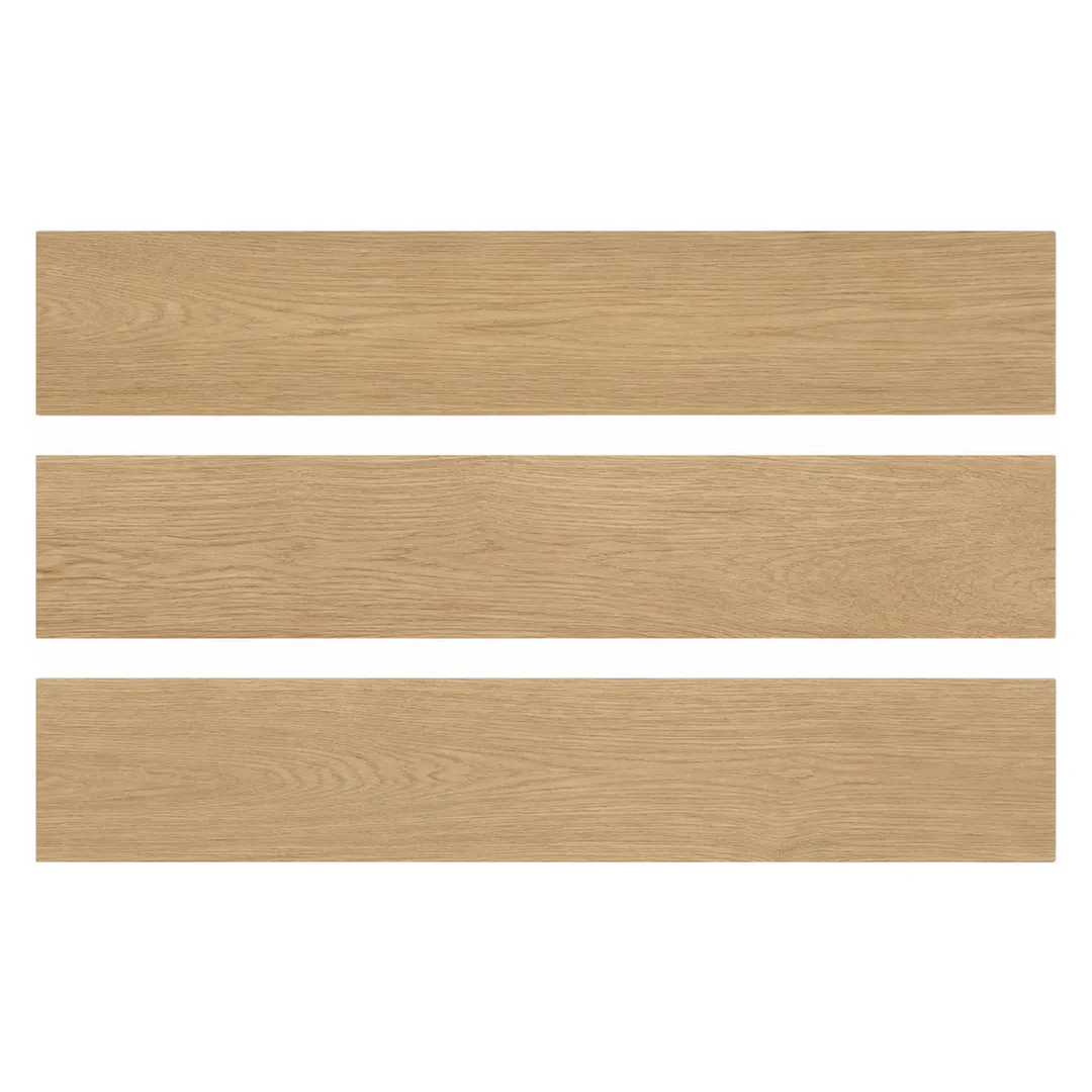 Parquet multistrato prefinito in Rovere europeo, Effetto Invisibile 190 x 19 cm, Gaia Materia - plancia 19 cm, spessore 14 mm