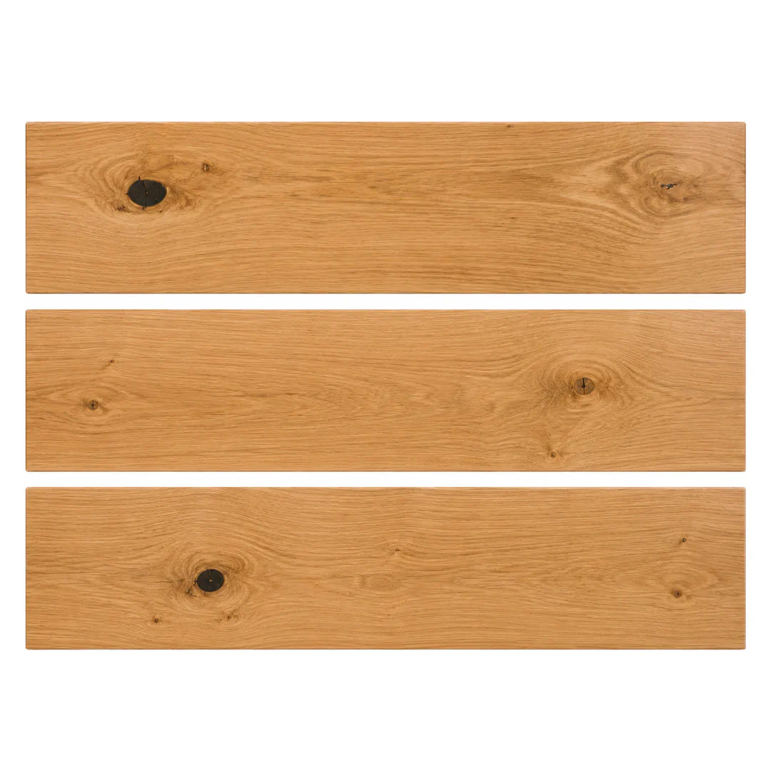 Parquet multistrato prefinito in Rovere europeo 60-160 x 12,5 cm, Gaia Flexi - plancia 12,5 cm, spessore 10 mm