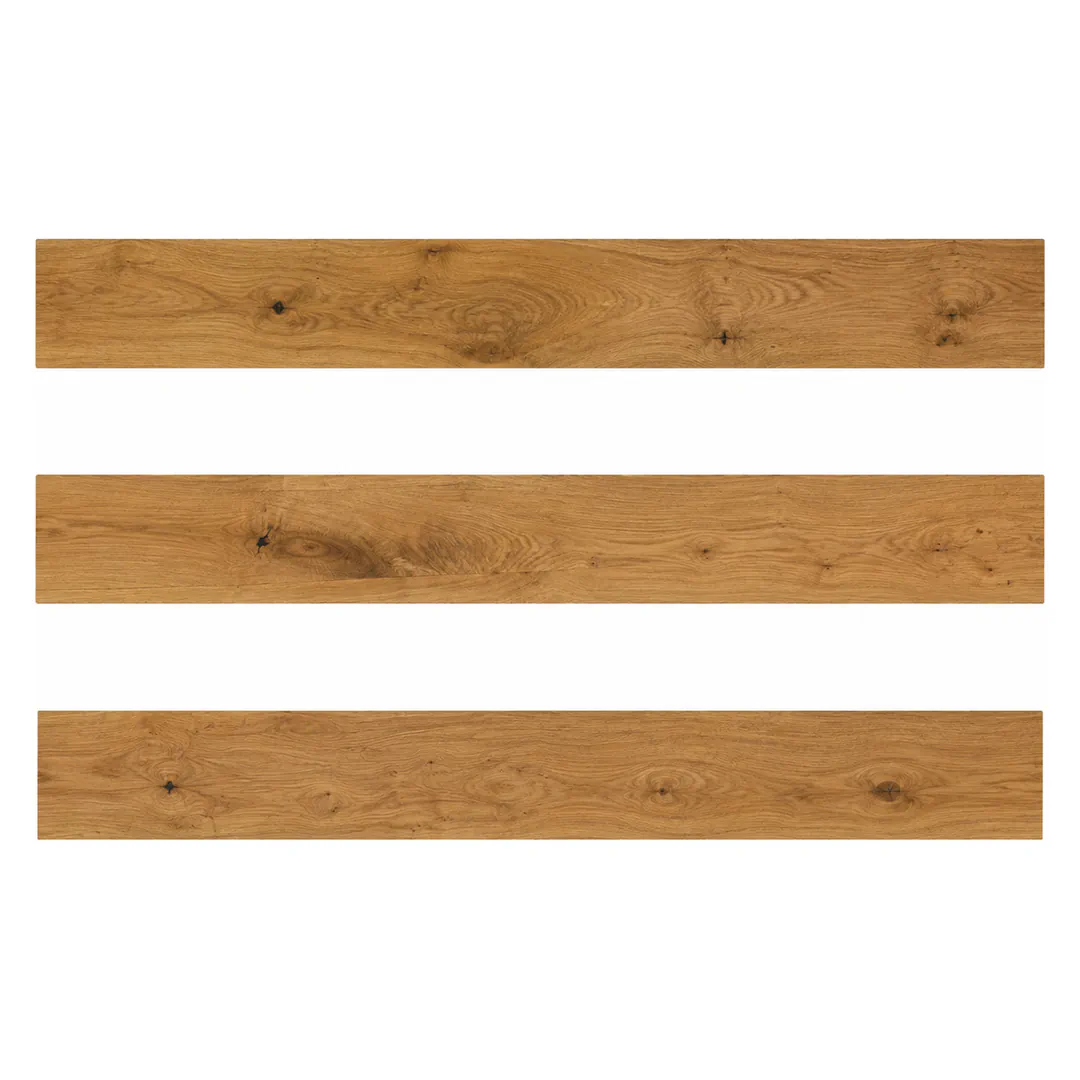 Parquet multistrato prefinito in Rovere europeo, Naturale De Vernice Uv 190 x 15 cm, Gaia Ardenne - plancia 15 cm, spessore 14 mm, strato nobile 4 mm