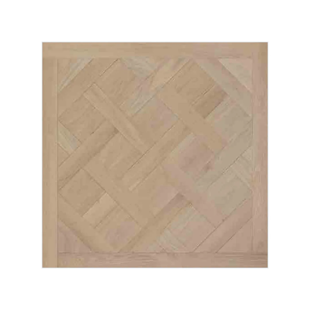 Parquet multistrato prefinito in Rovere europeo 80 x 80 cm, Gaia Quadrotta - quadrotta versailles, listello 80 cm, spessore 15 mm, finitura grezza