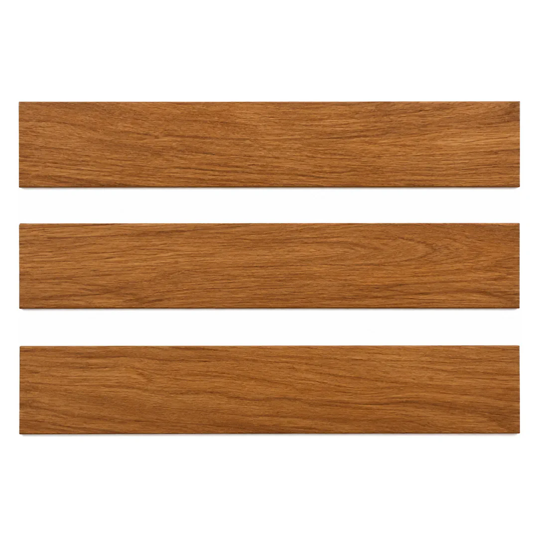 Parquet multistrato prefinito in Doussié 35 x 7 cm, Gaia Wood 10 mm - plancia 7 cm, spessore 10 mm