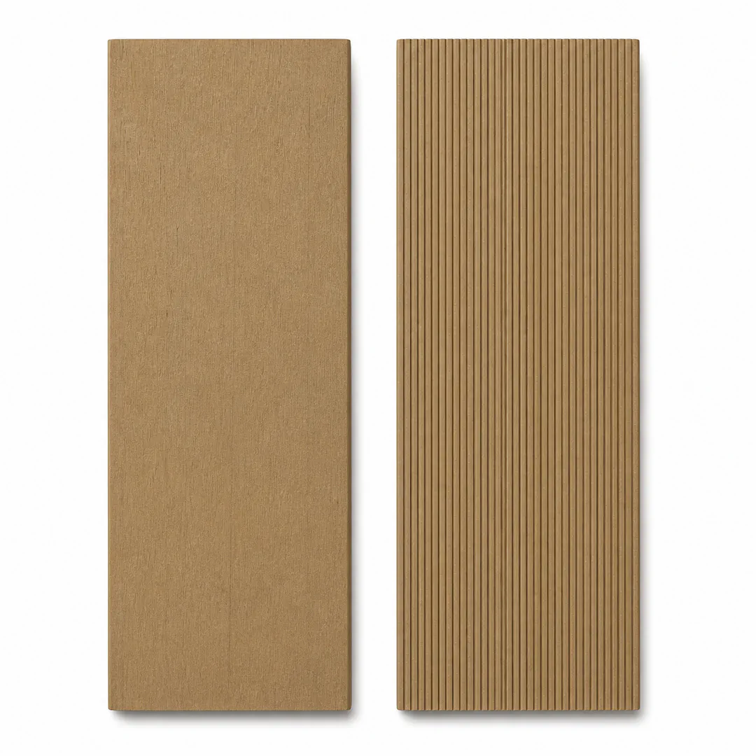 Decking WPC pieno Teak 220 x 15 cm, spessore 23 mm - Aquawood