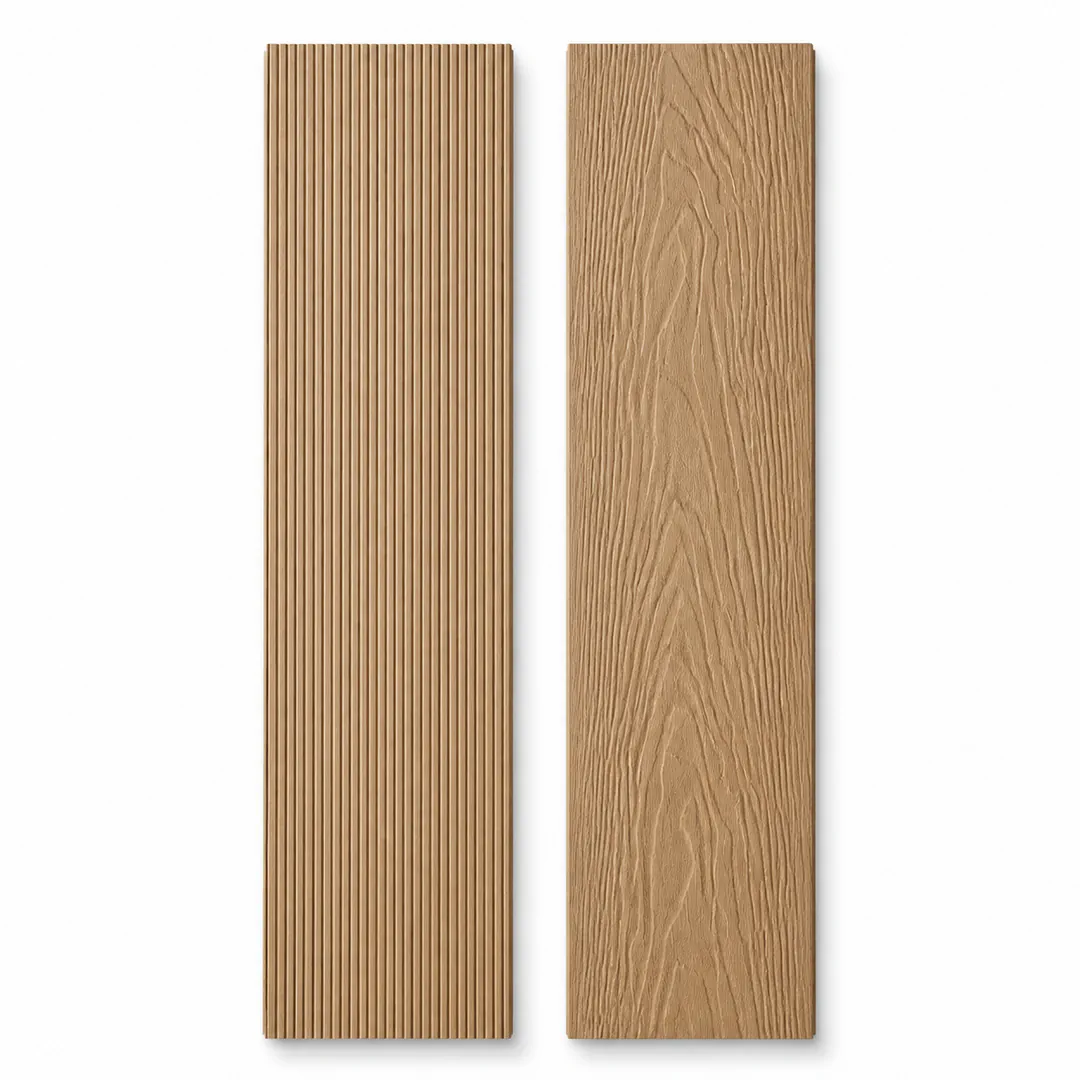 Decking WPC alveolare Teak 220 x 15 cm, spessore 23 mm - Aquawood