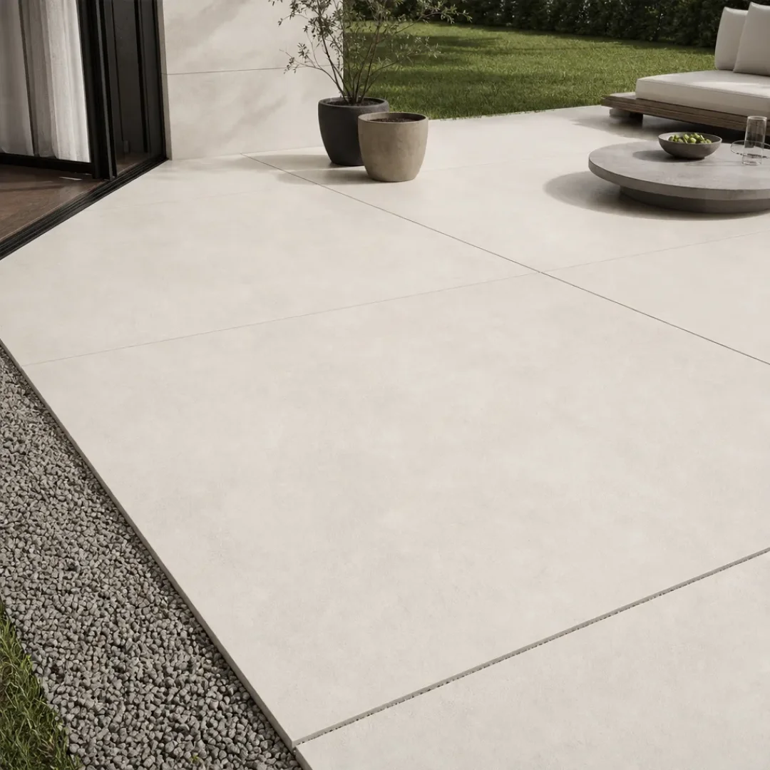 Parker 20mm White 120X120 - Esterno