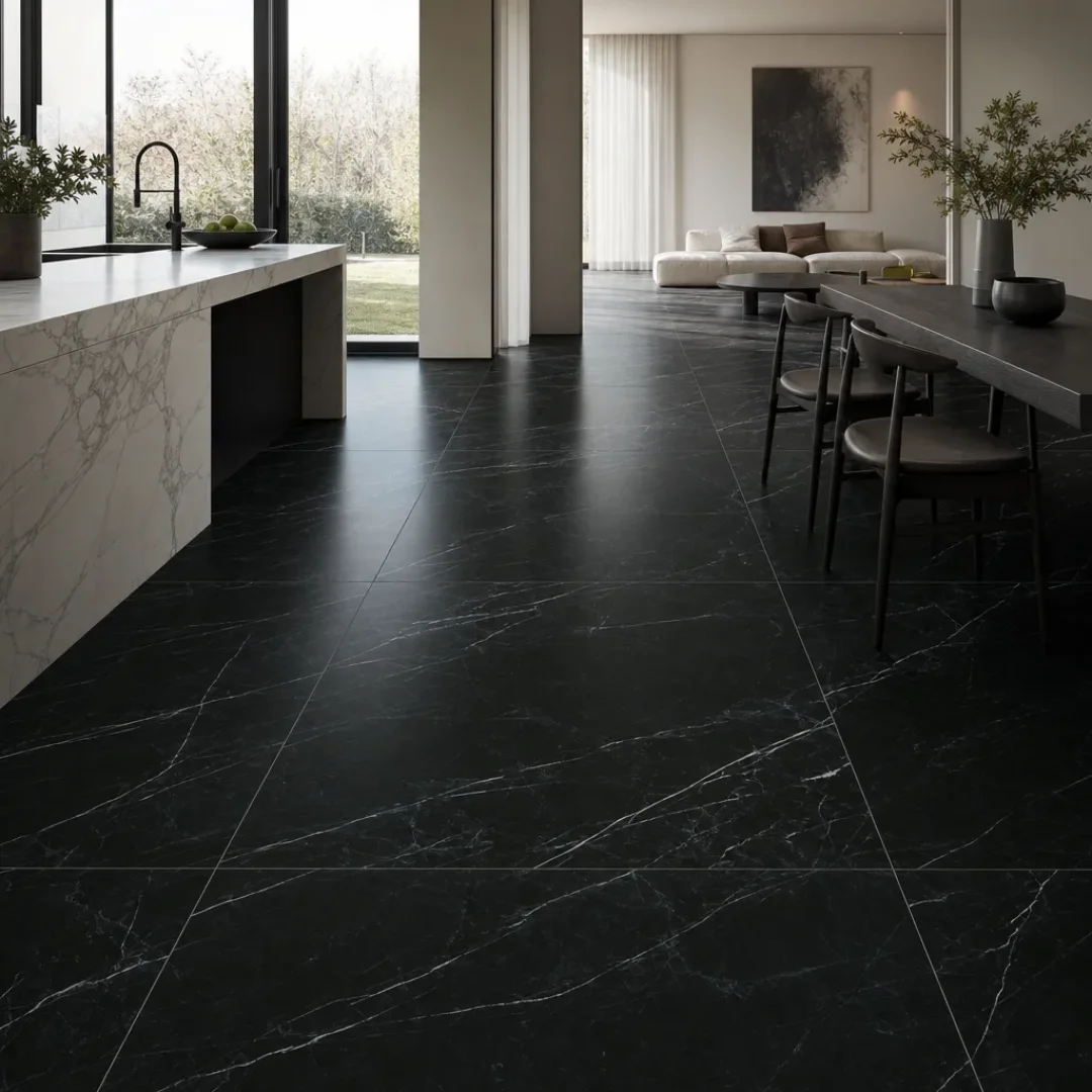 Marquina Black Black 120X120 - Interno
