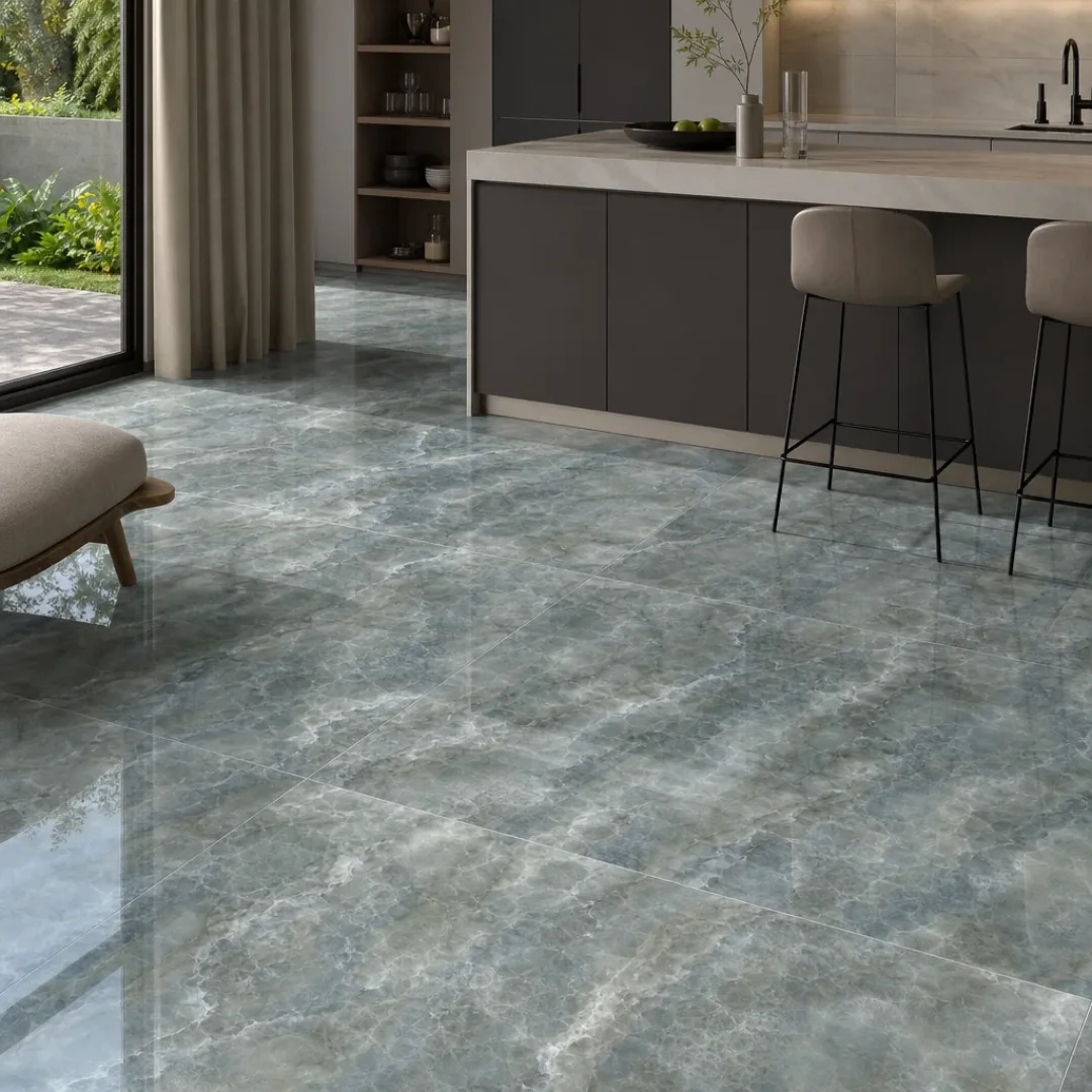 Onice Allure Turquois 120X120 Lucido - Interno