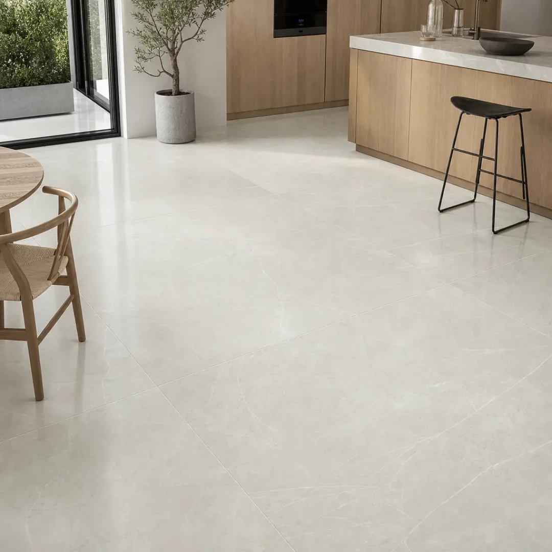 Pietragrey White 120X120 Lucido - Interno
