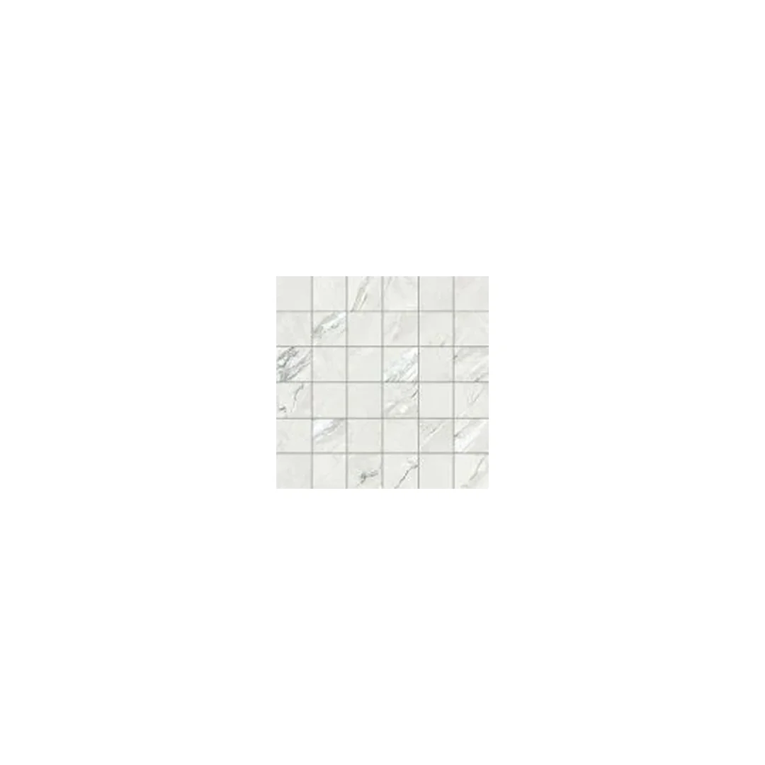Energieker Cardosia Mosaico White 30x30 - Effetto pietra