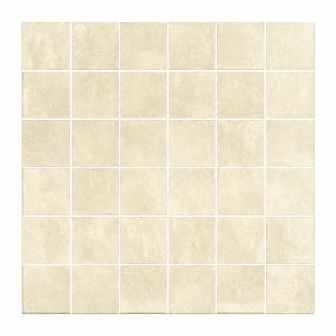Energieker Loft Mosaico Cream 30x30 - Effetto cemento
