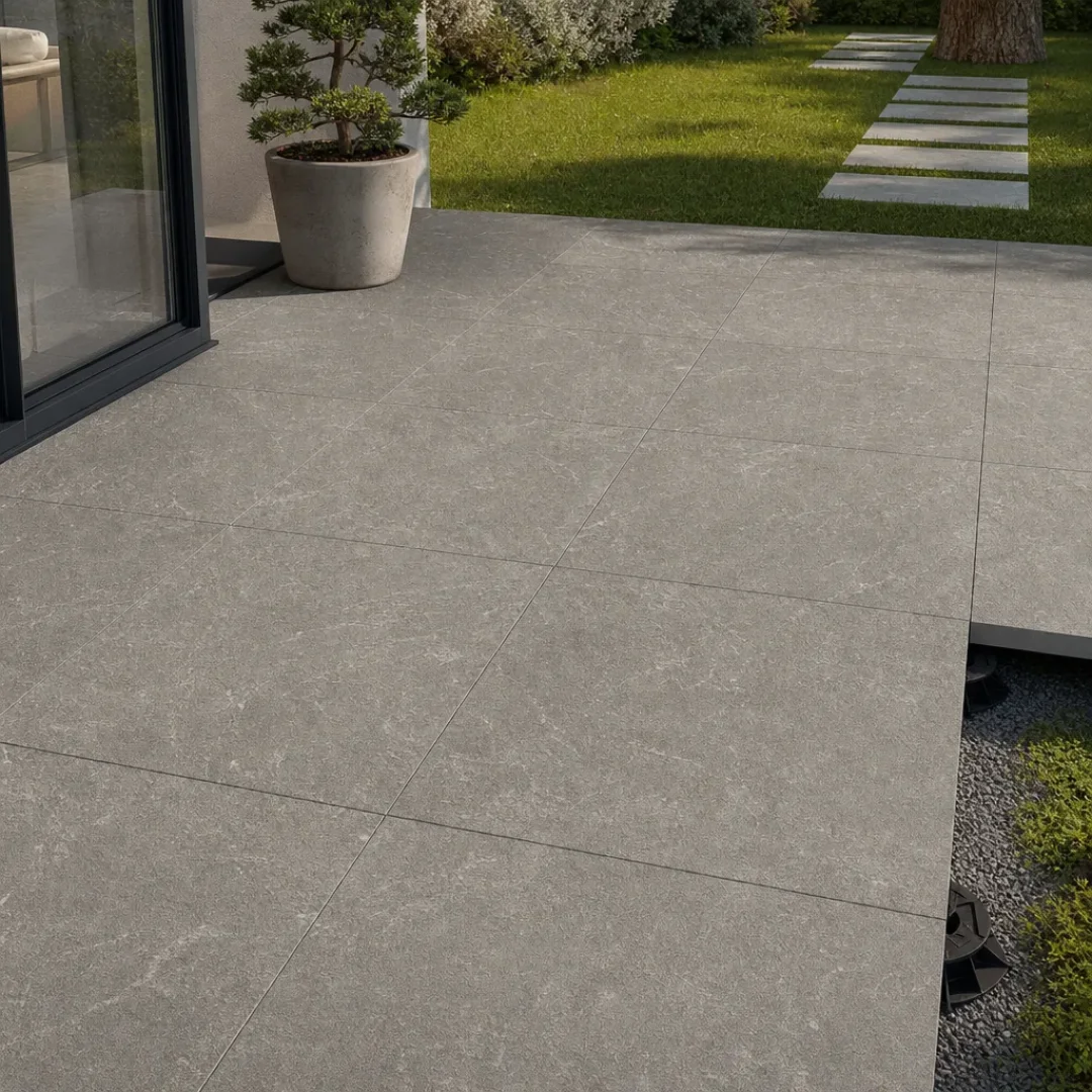 Pietra Di Vals 20mm Grey 80X80 - Esterno