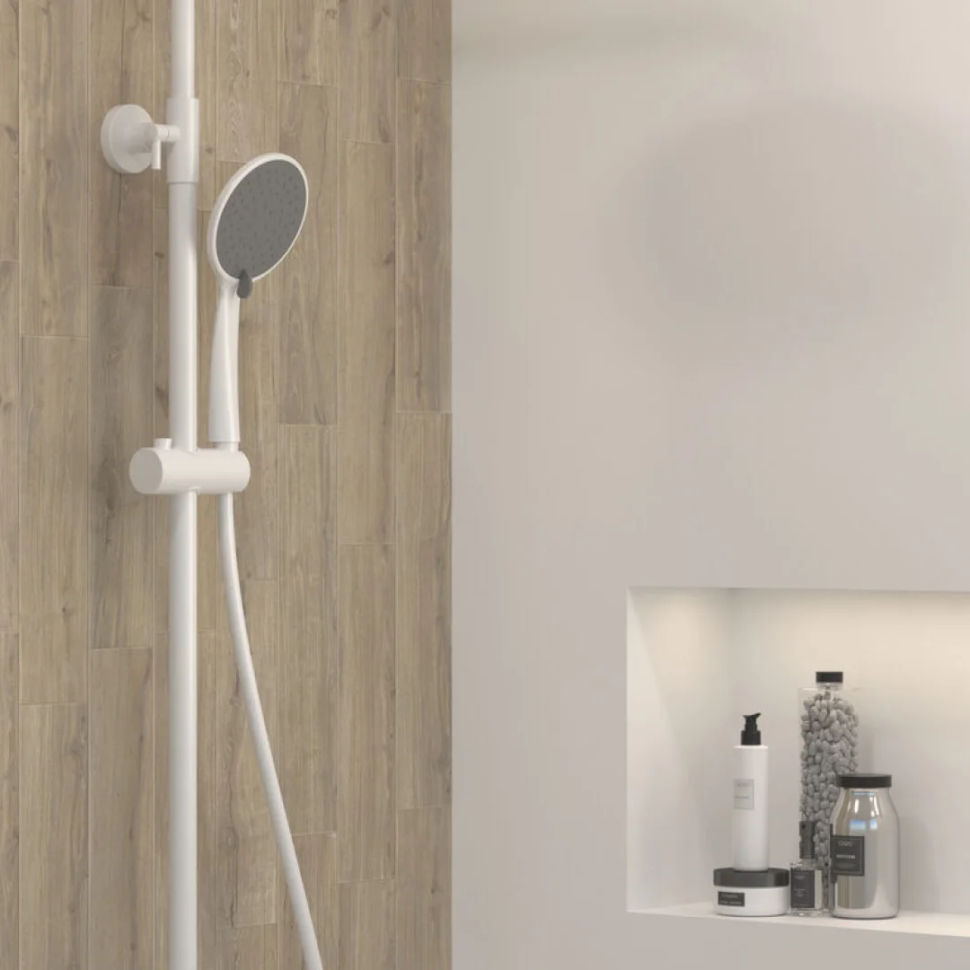 GME Colonna Doccia Inverter R Bianco con soffione e doccetta