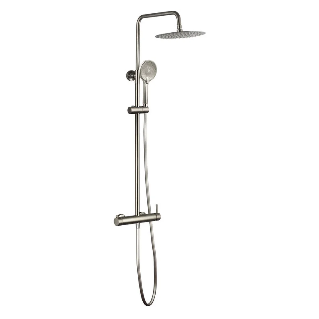 GME Colonna Doccia Inverter R Nichel PVD con soffione e doccetta