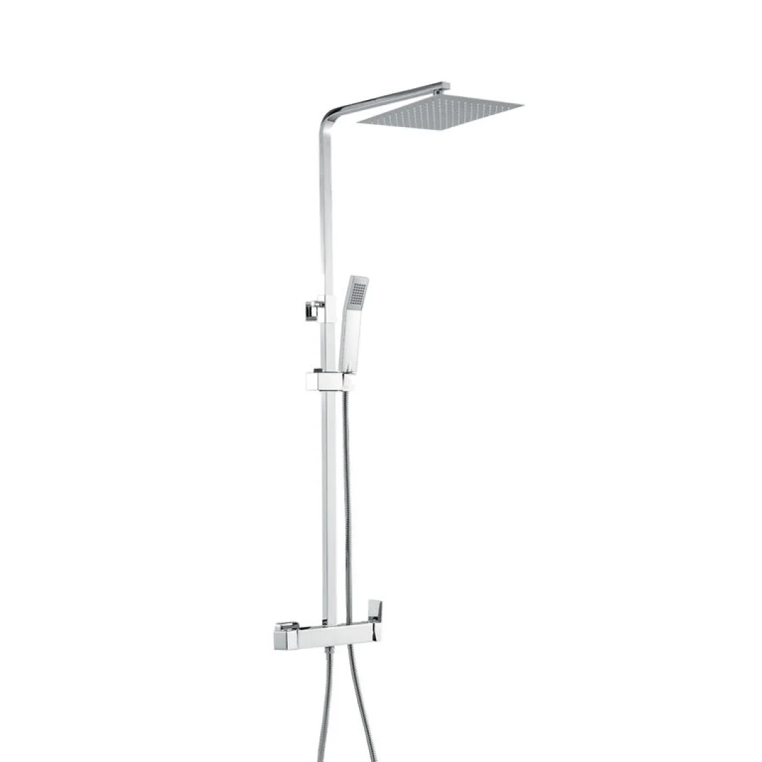 GME Colonna Doccia Inverter C Cromo con soffione e doccetta