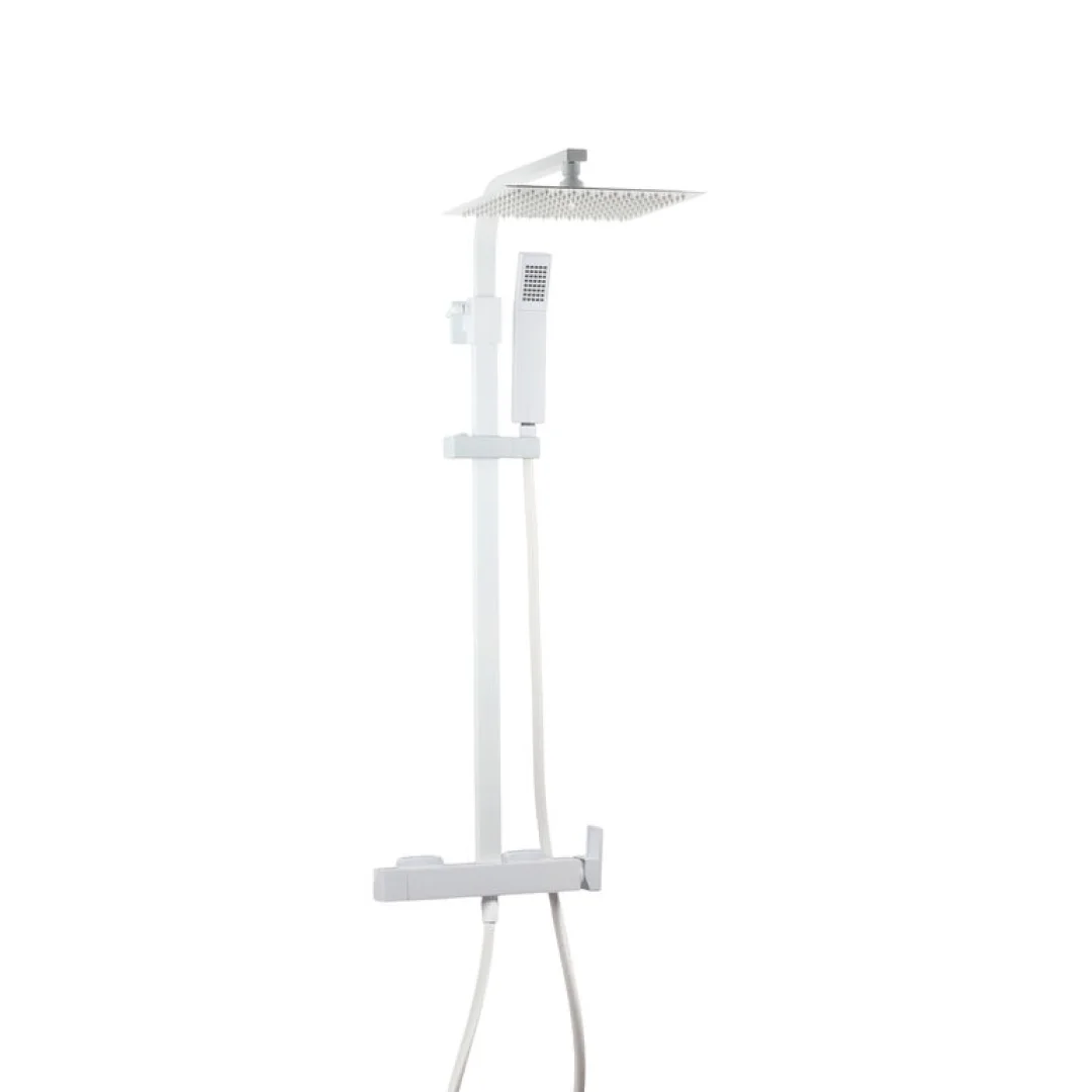 GME Colonna Doccia Inverter C Bianco con soffione e doccetta