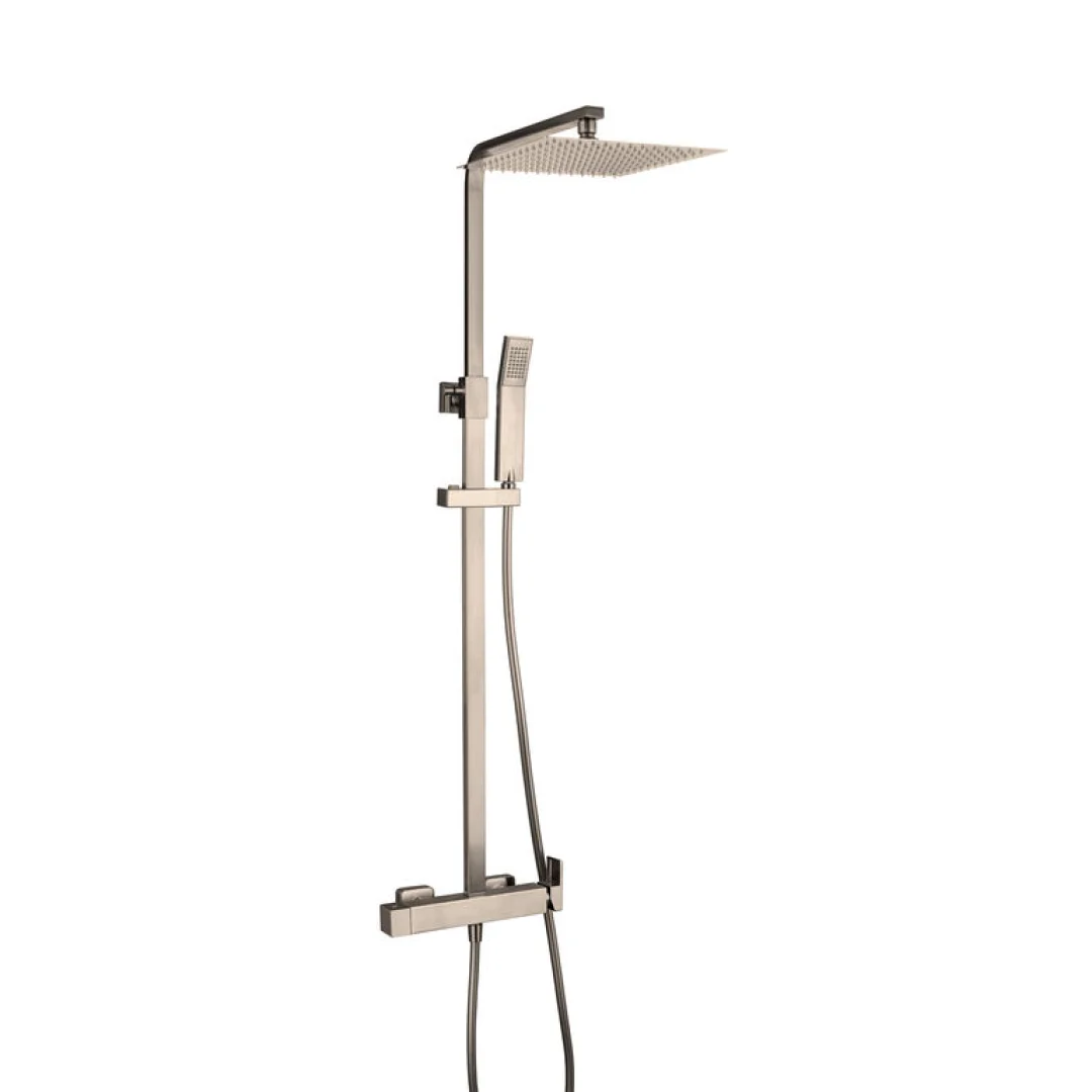 GME Colonna Doccia Inverter C Nichel PVD con soffione e doccetta