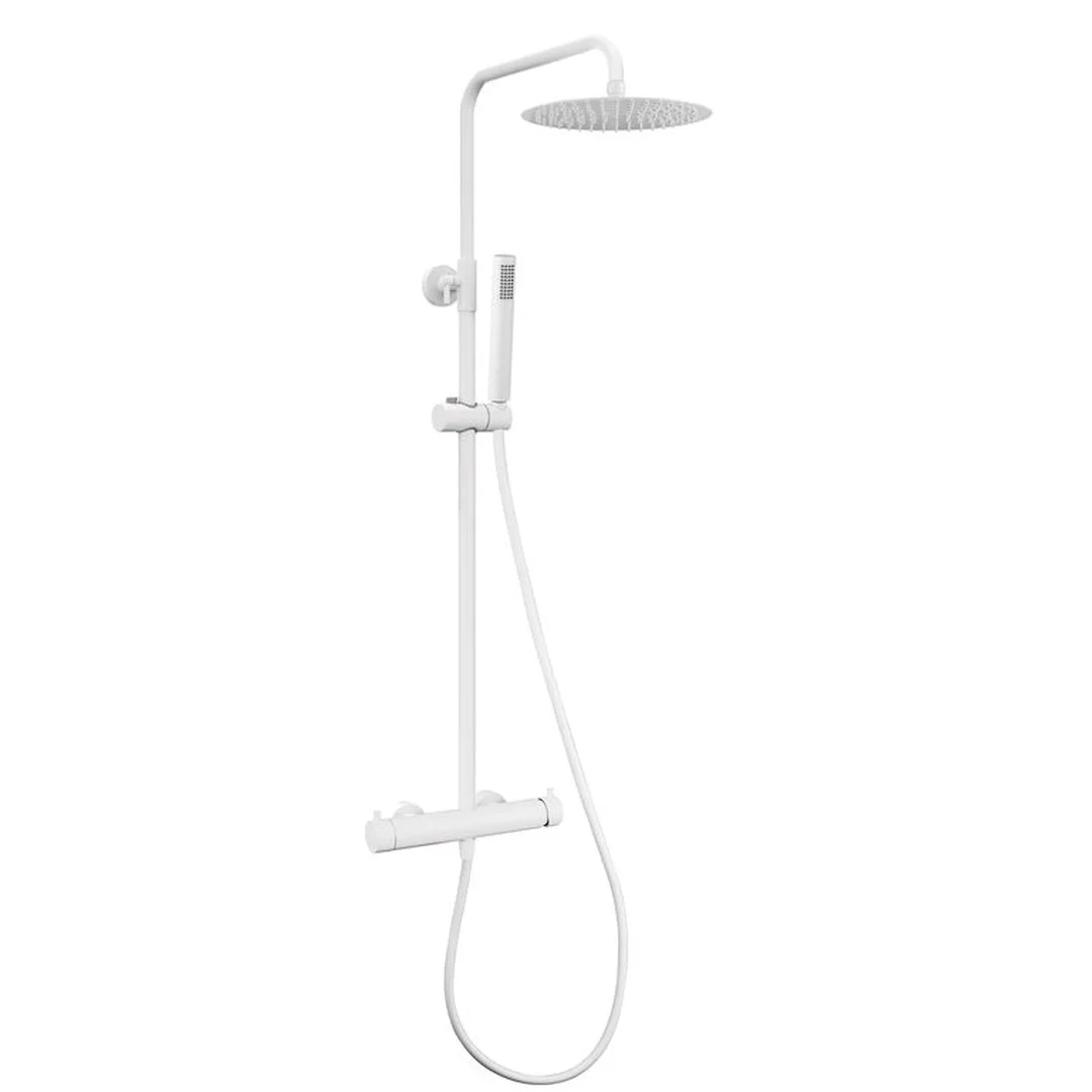 GME Colonna Doccia Inverter Unik Bianco con soffione e doccetta