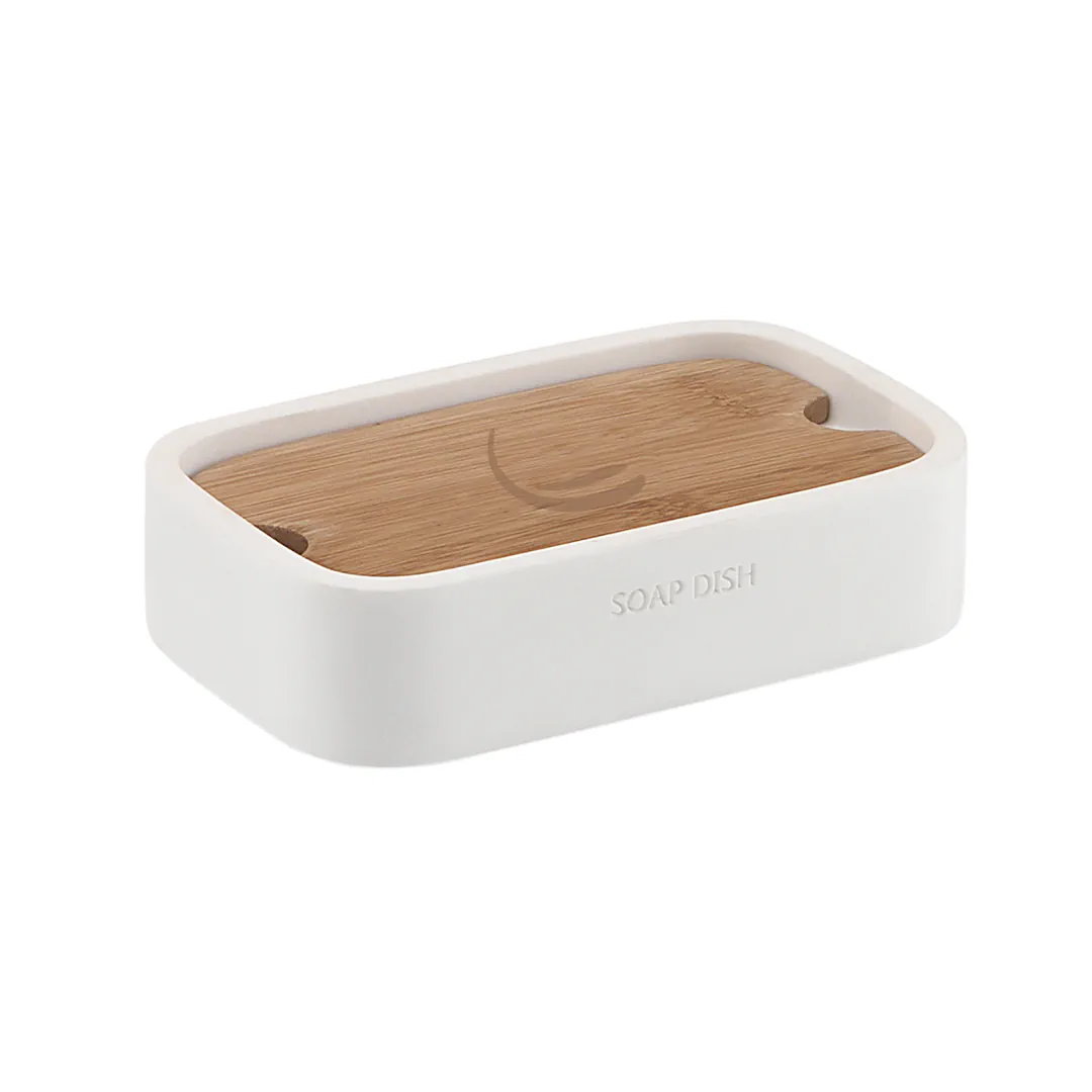 GEDY Portasapone Ninfea Bianco Matt/naturale